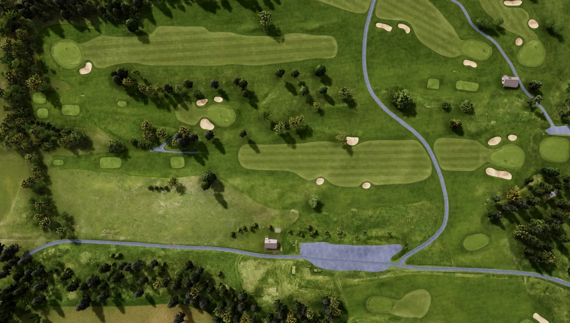 Hole 18 at Östersund-Frösö Golfklubb