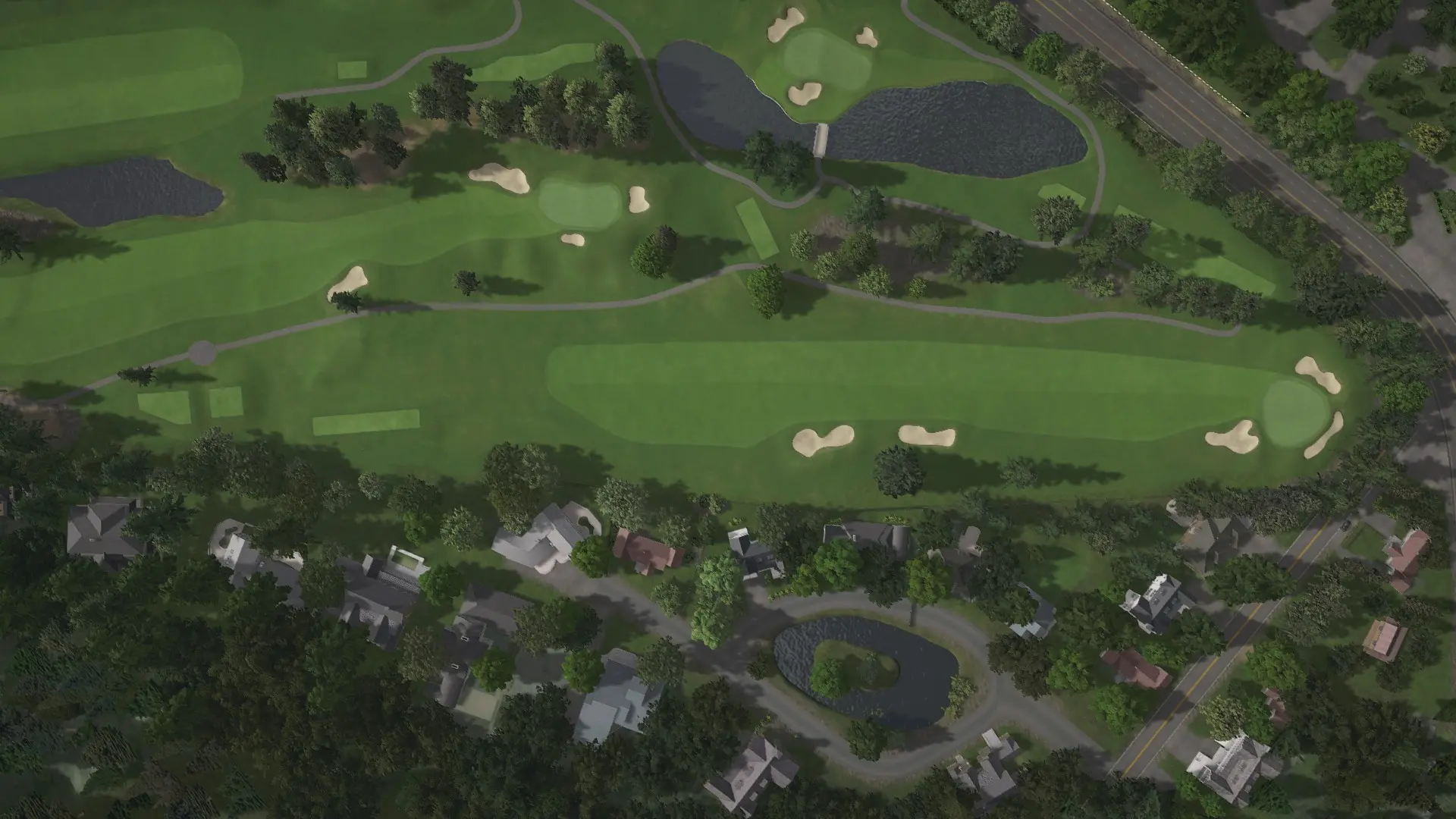 Hole 2 at Oswego Lake CC