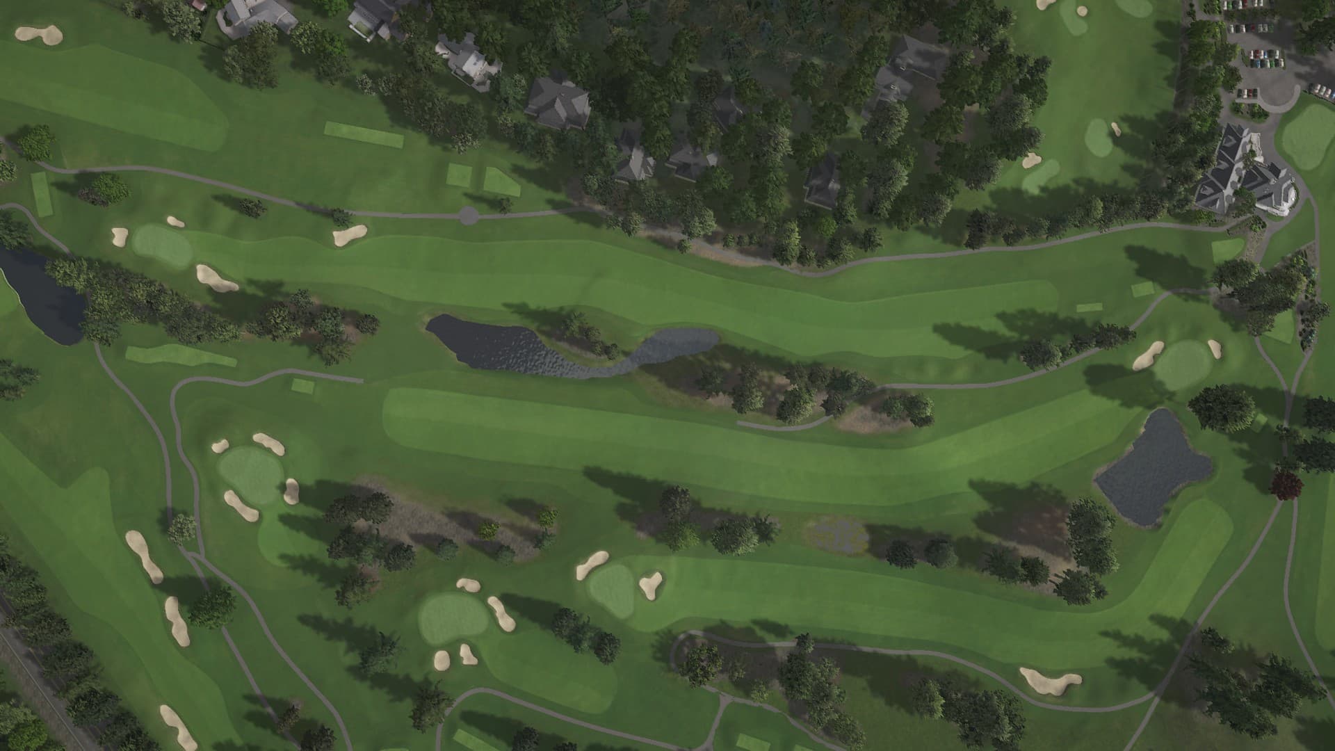 Hole 18 at Oswego Lake CC