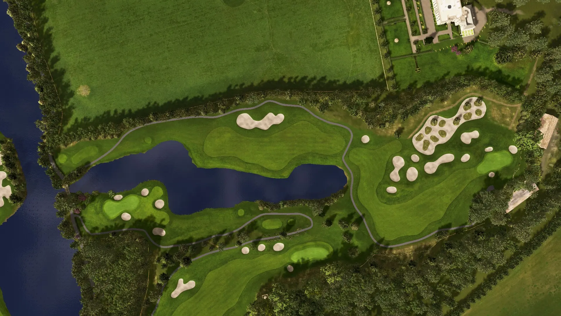 Hole 9 at Palmerstown Golf Club
