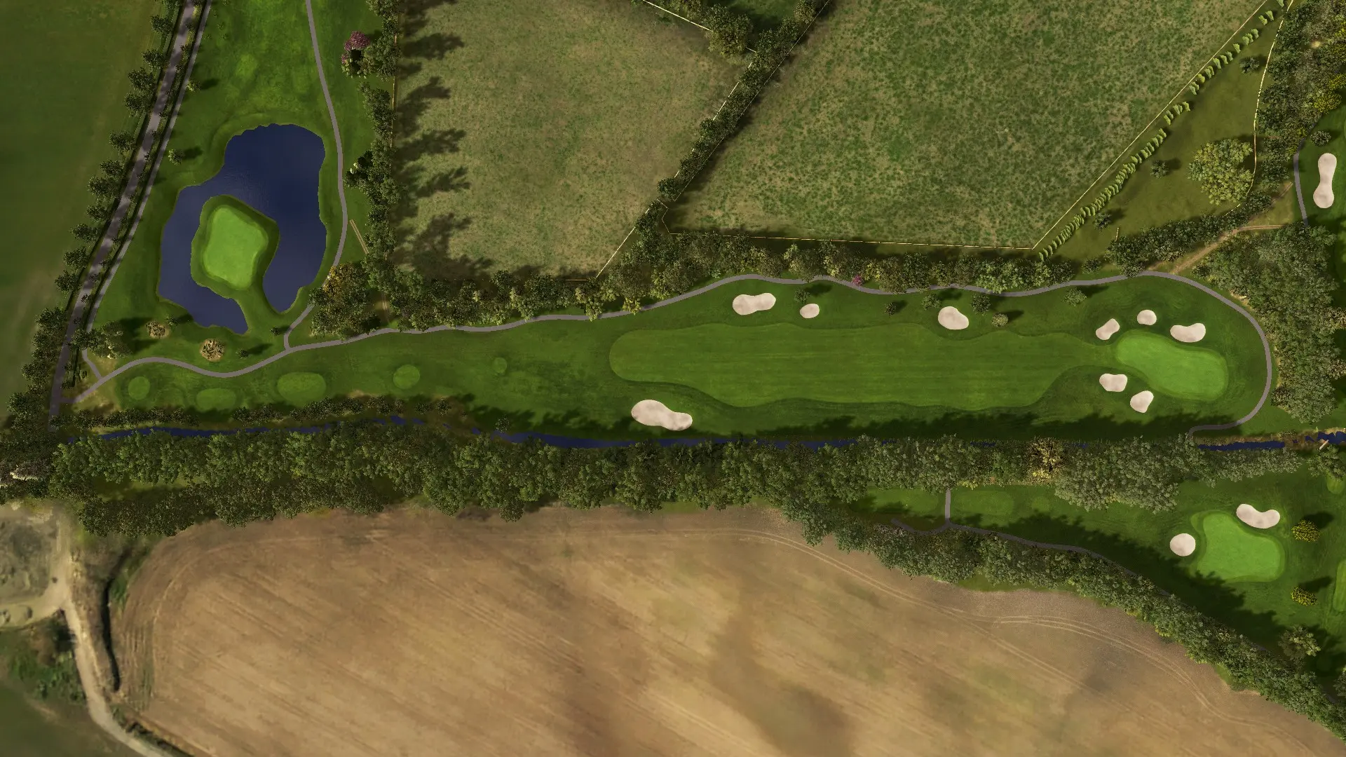 Hole 11 at Palmerstown Golf Club