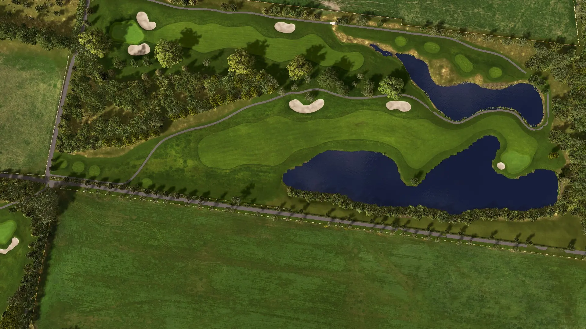 Hole 16 at Palmerstown Golf Club