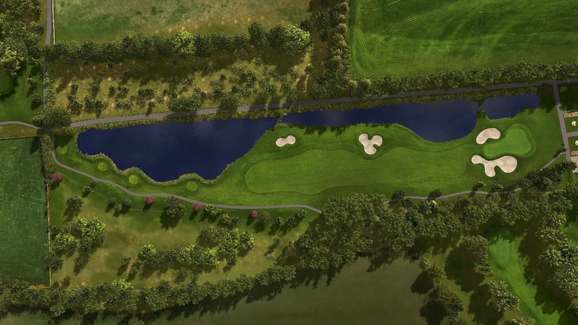 Hole 18 at Palmerstown Golf Club