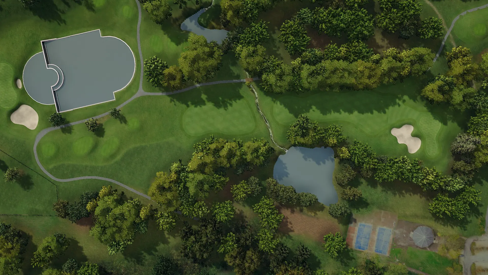 Hole 14 at Paris International G.C.