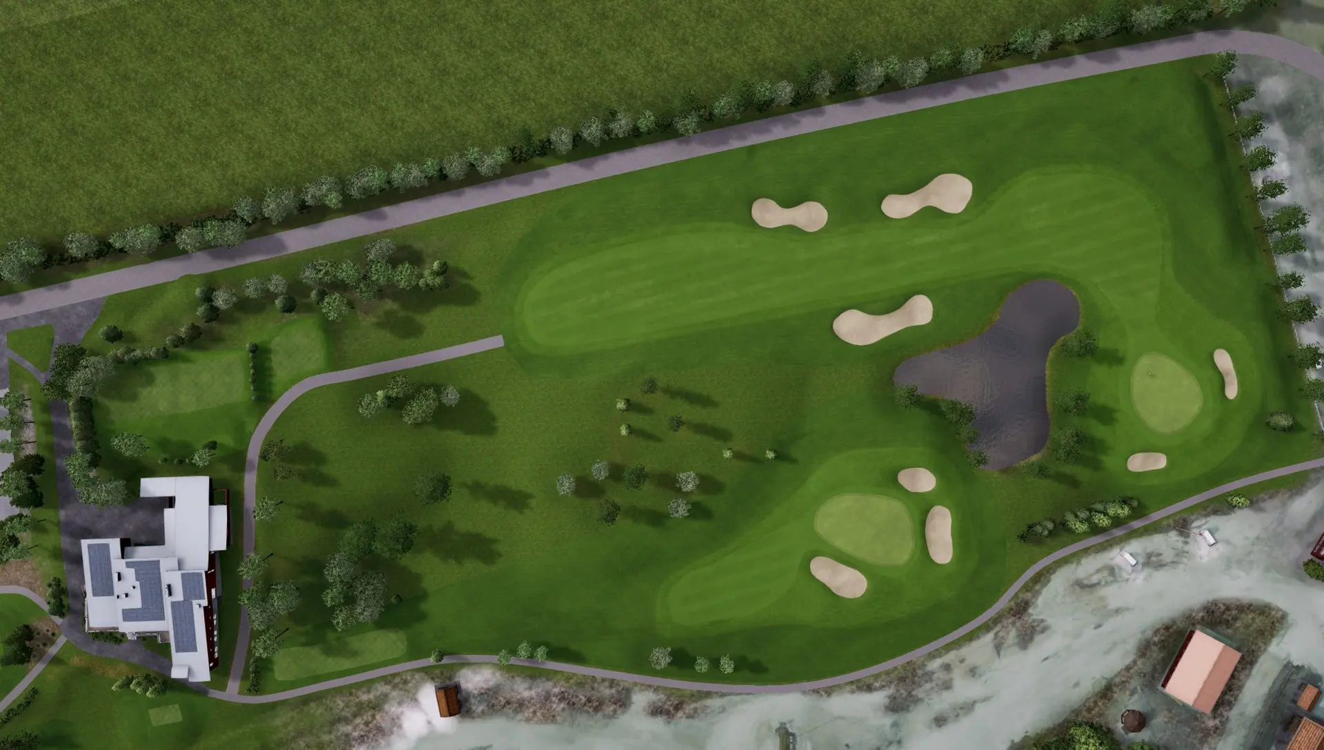 Hole 1 at Peuramaa Golf Vanha Peura