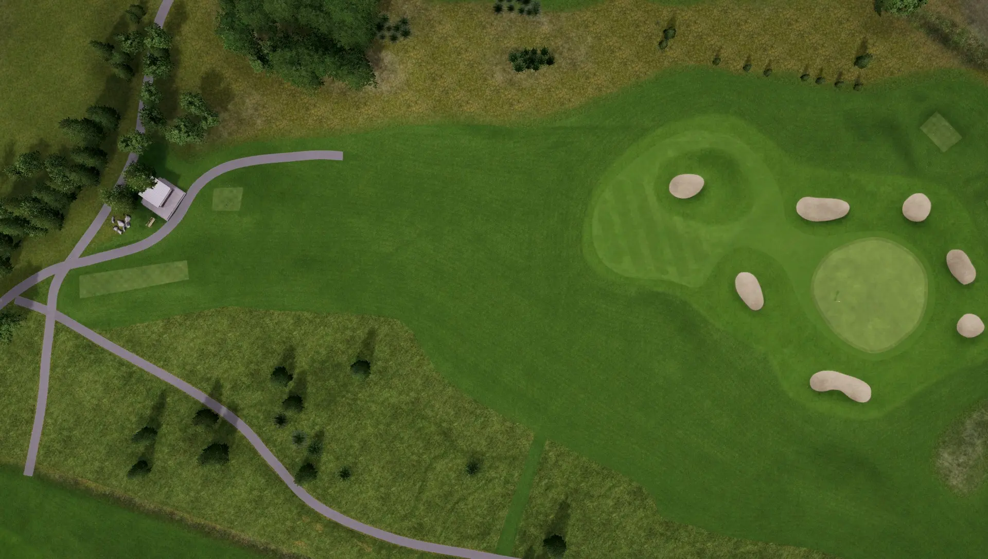 Hole 8 at Peuramaa Golf Vanha Peura