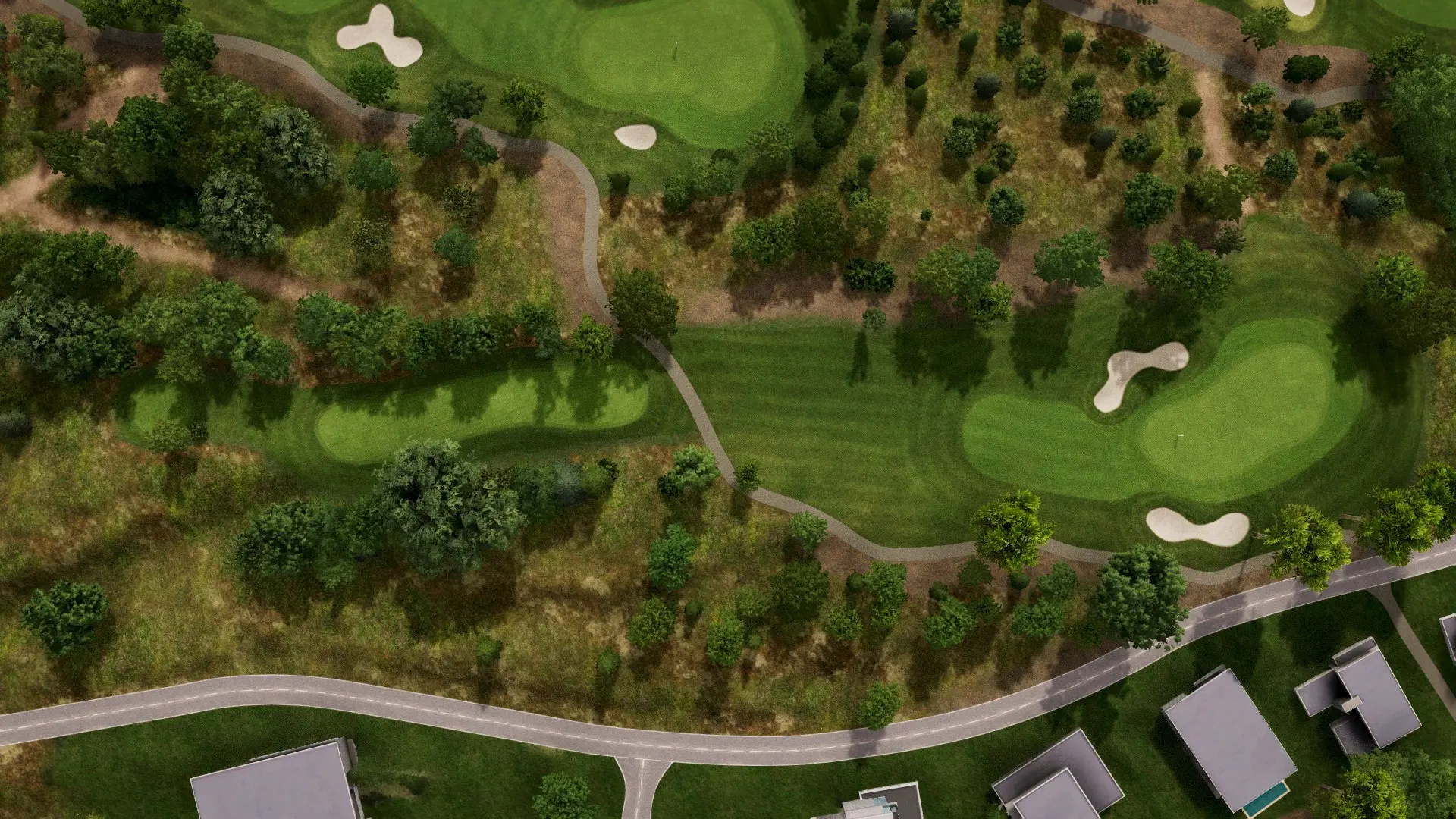 Hole 2 at Camiral Golf Tour Course