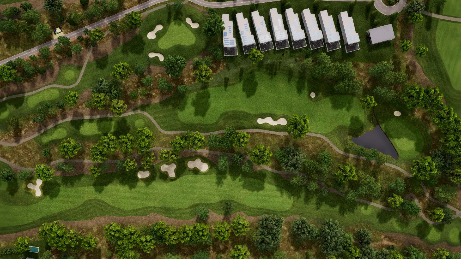 Hole 3 at Camiral Golf Tour Course