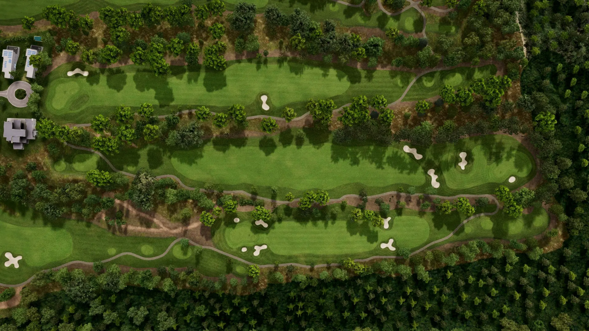 Hole 5 at Camiral Golf Tour Course