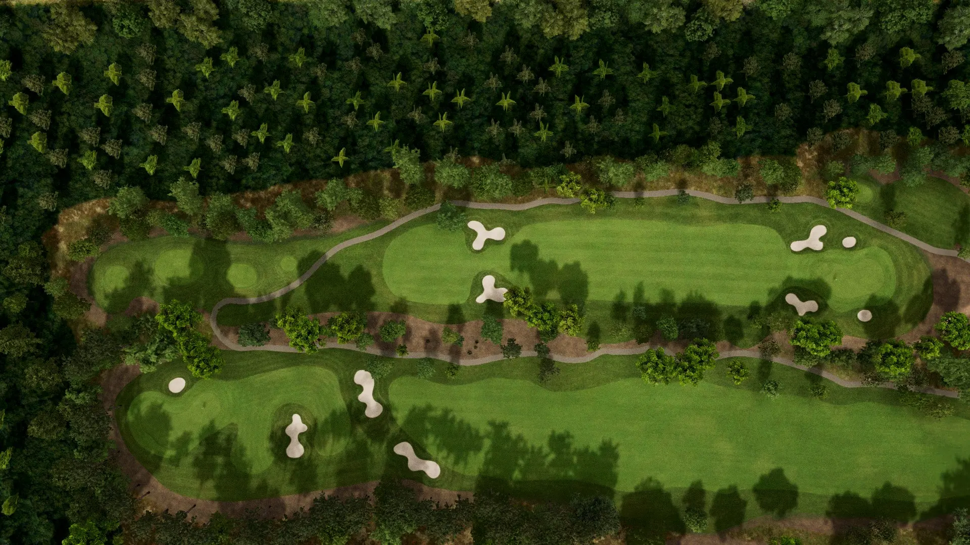 Hole 6 at Camiral Golf Tour Course