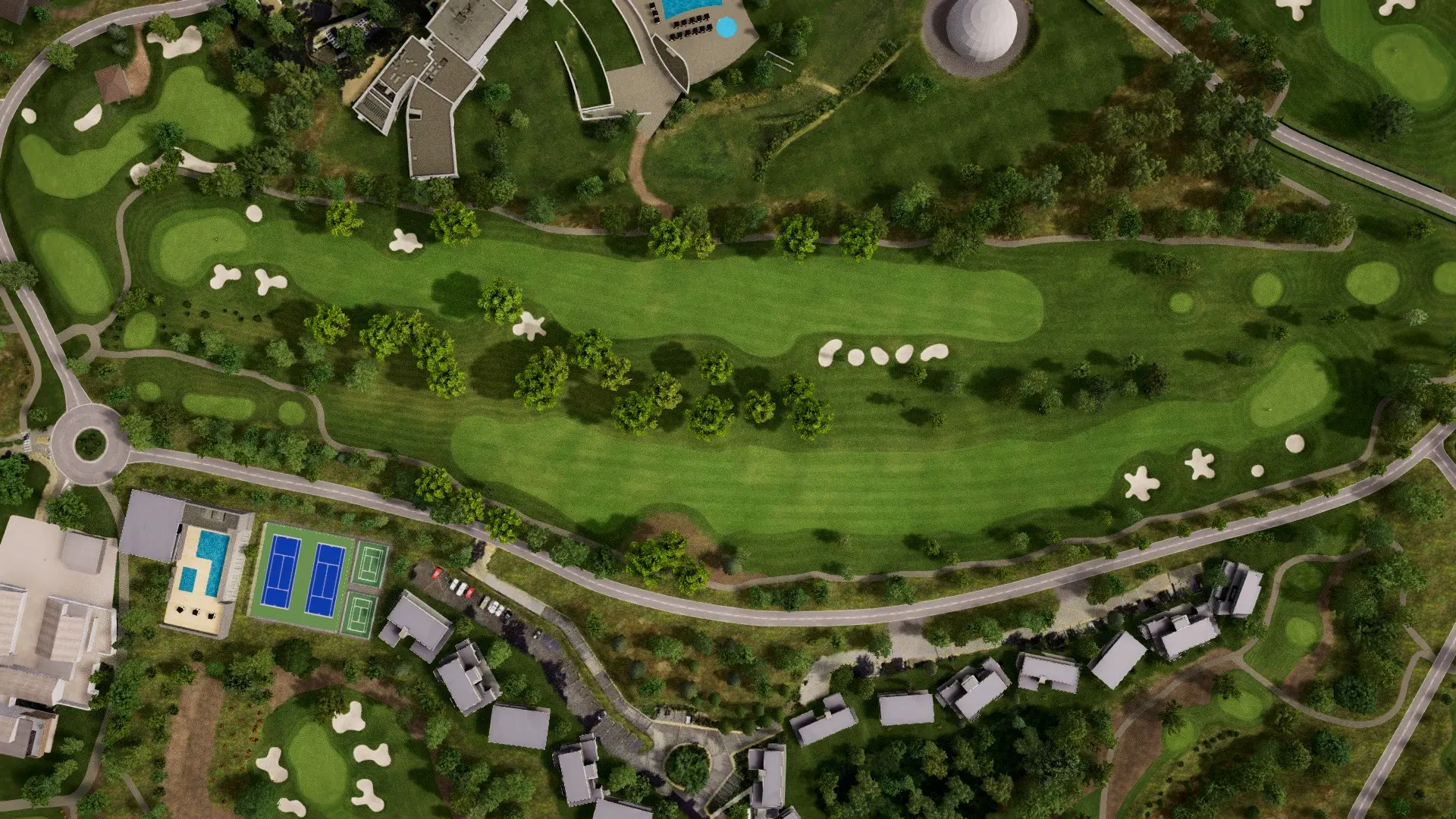 Hole 10 at Camiral Golf Tour Course