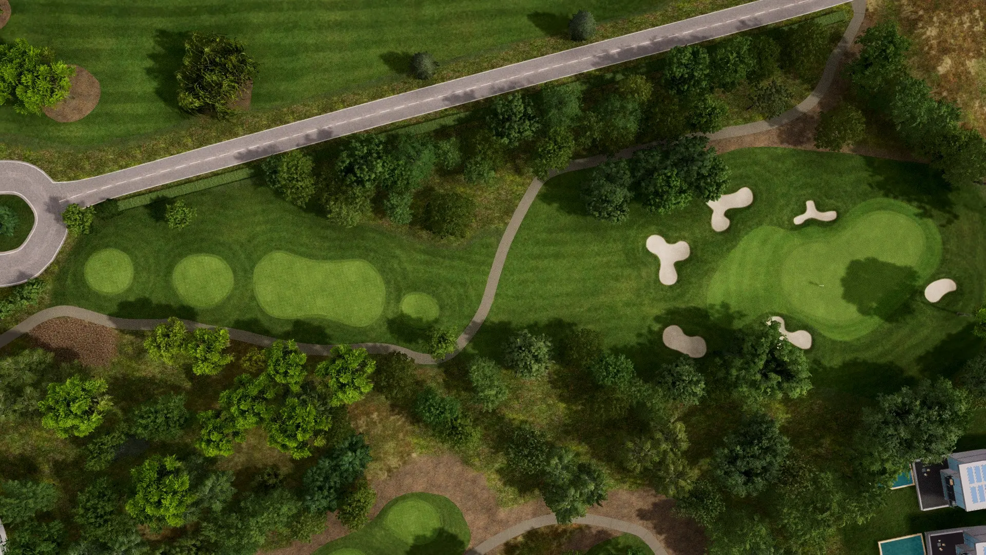 Hole 11 at Camiral Golf Tour Course