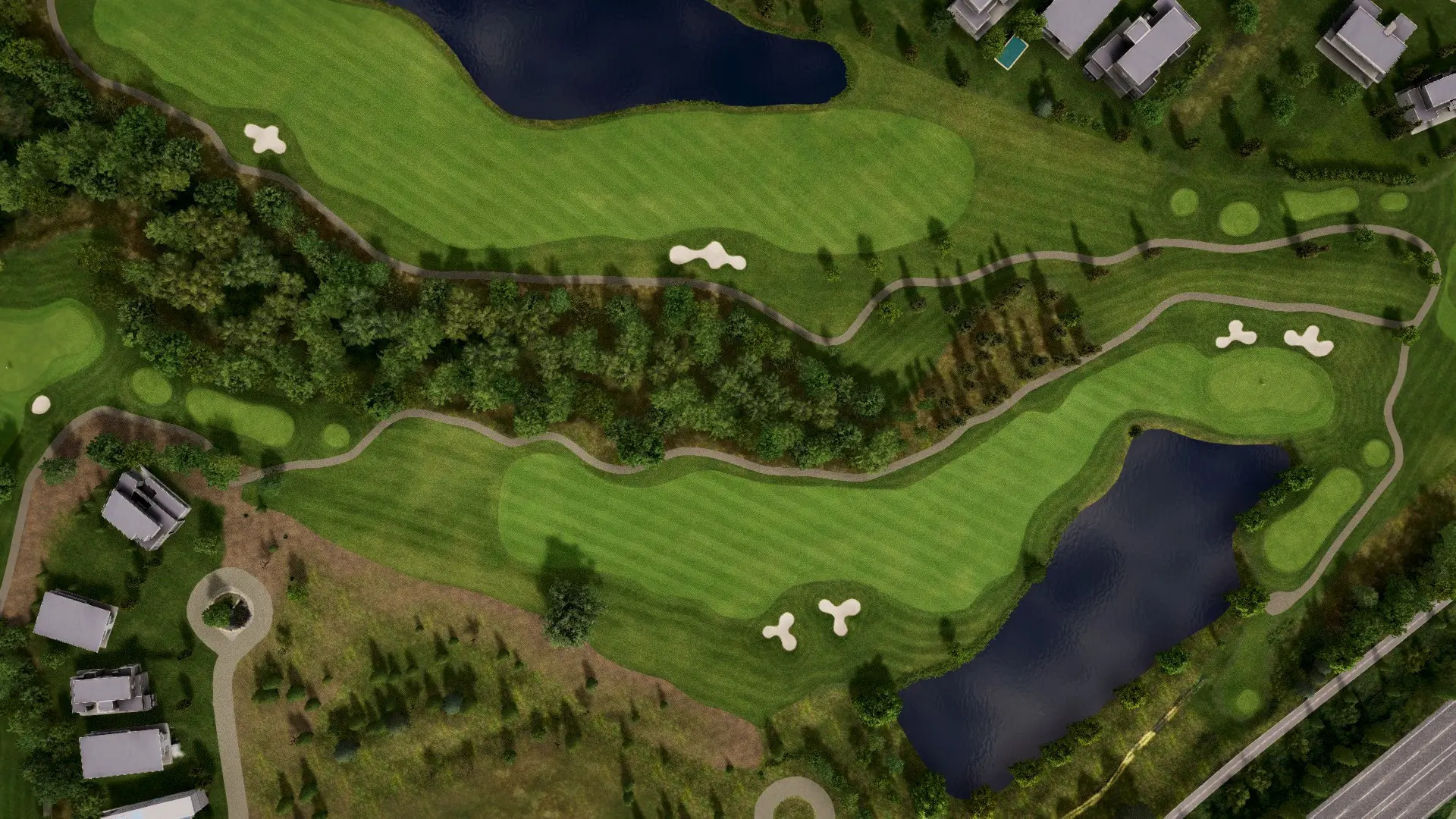 Hole 13 at Camiral Golf Tour Course