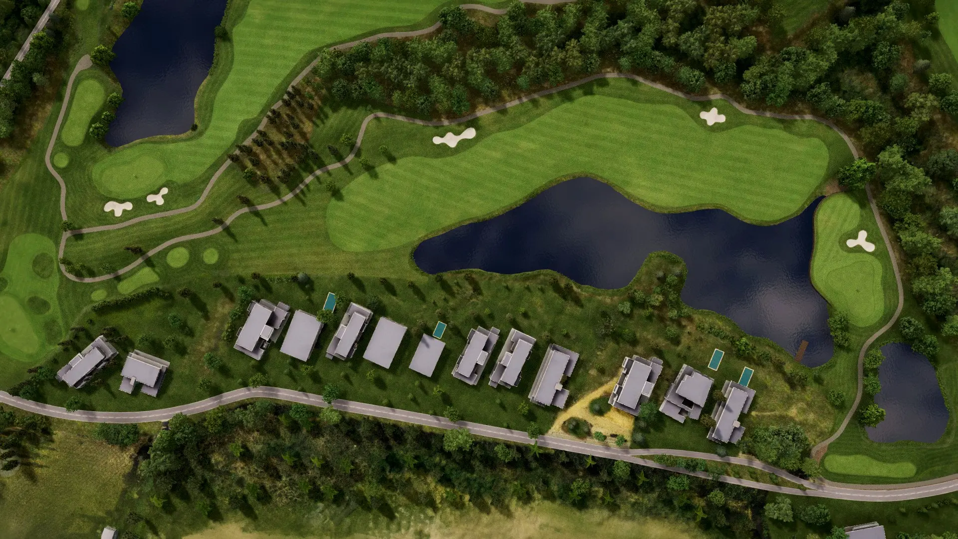 Hole 15 at Camiral Golf Tour Course