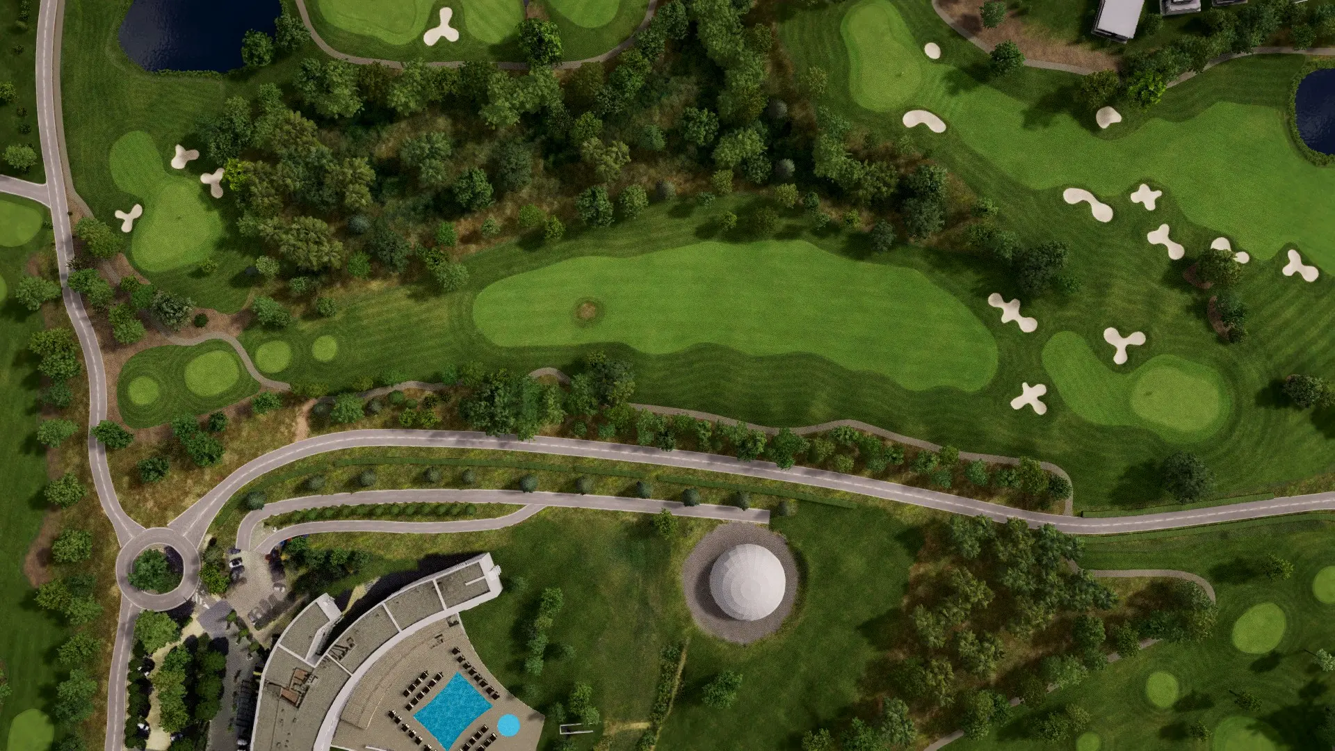 Hole 17 at Camiral Golf Tour Course