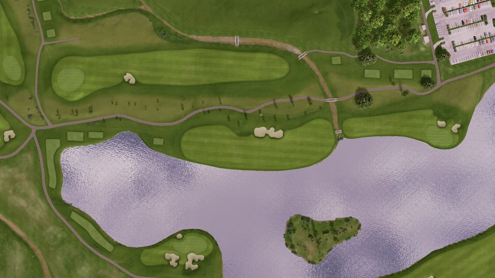 Hole 9 at The National - Lakes Course