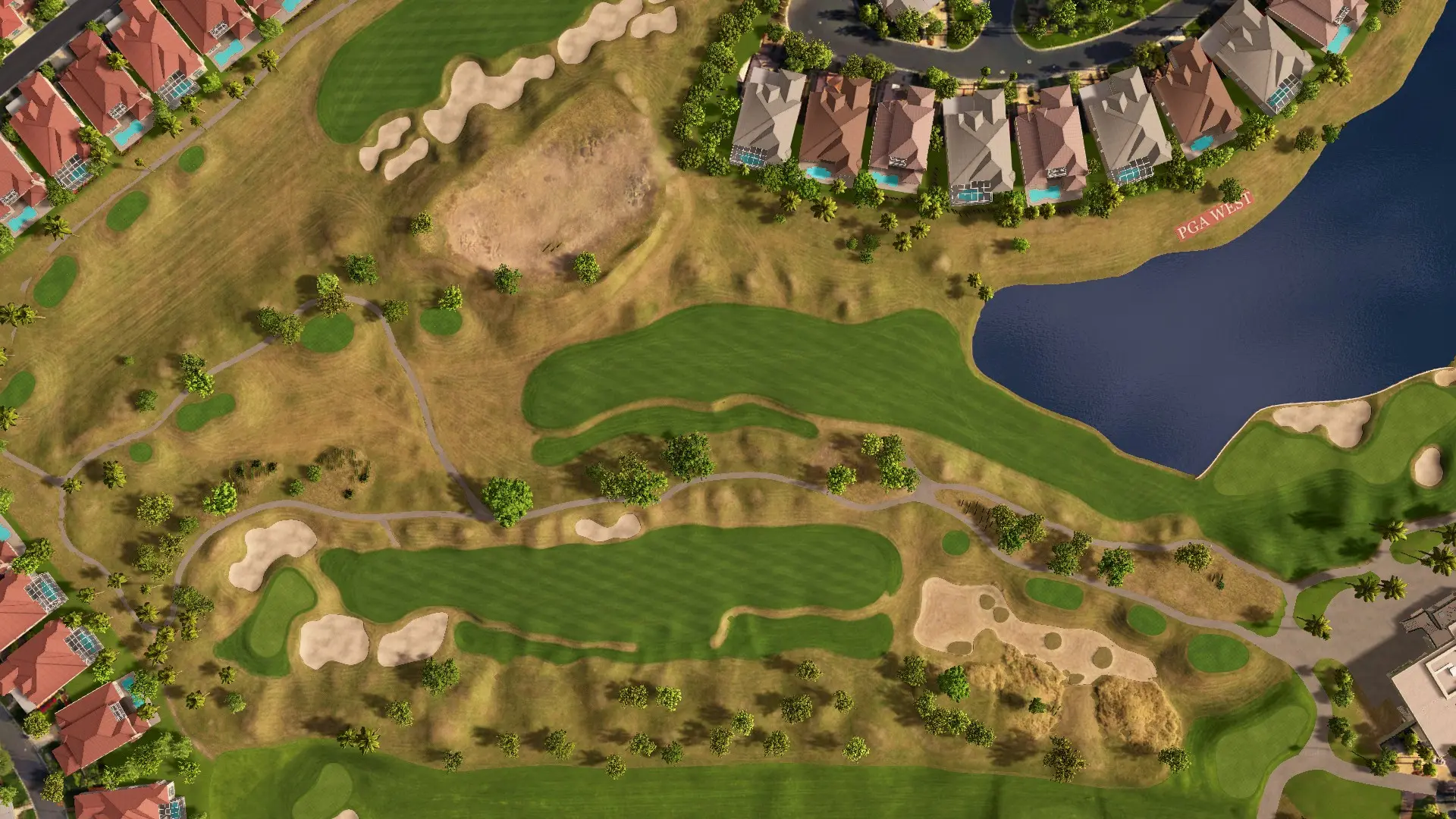 Hole 9 at PGA West Nicklaus Tournament Course