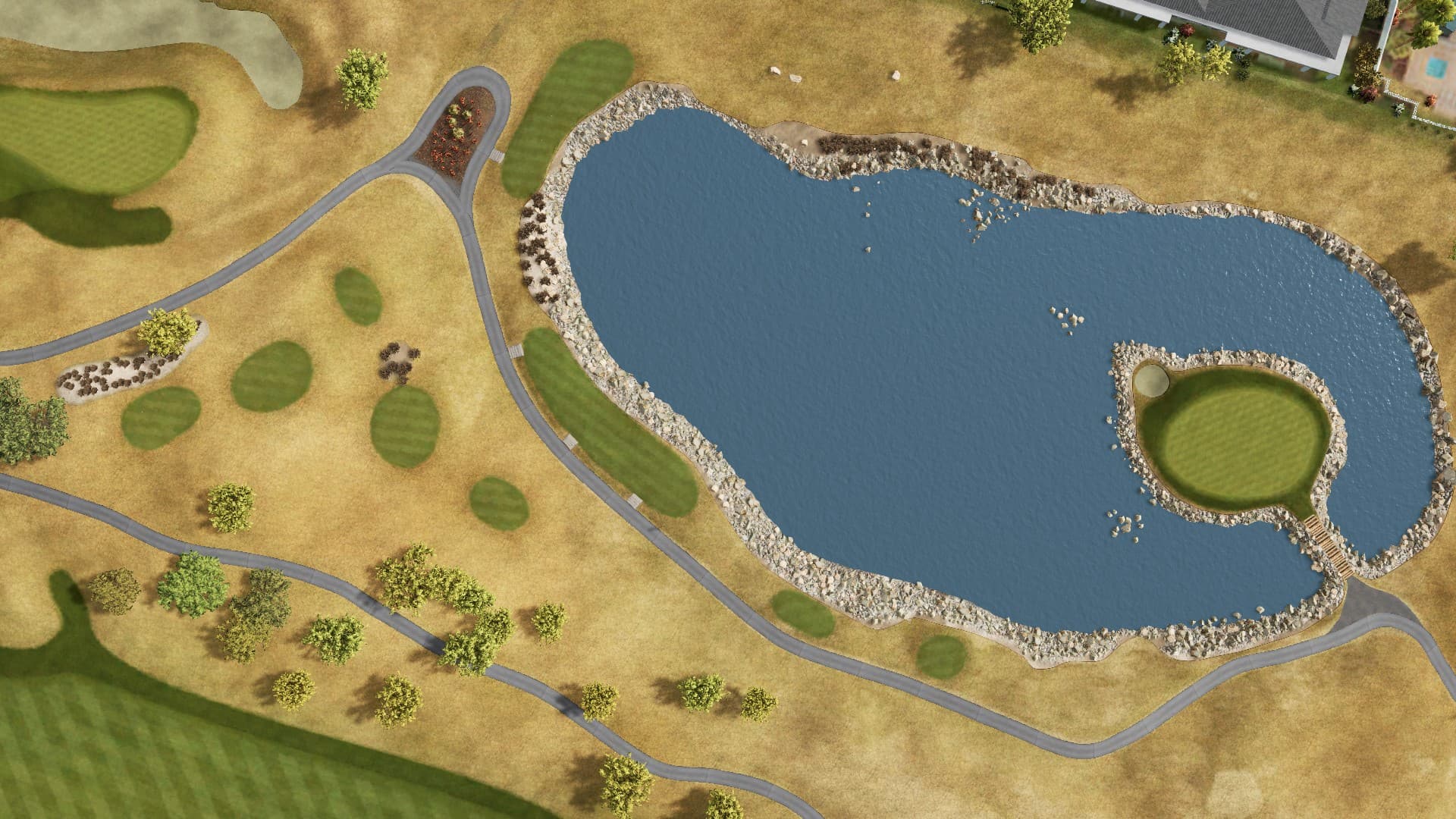 Hole 17 at PGA West Stadium