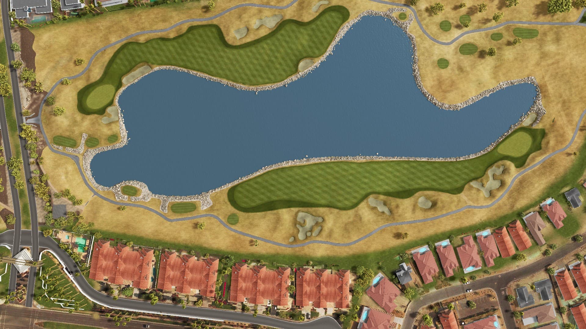 Hole 18 at PGA West Stadium