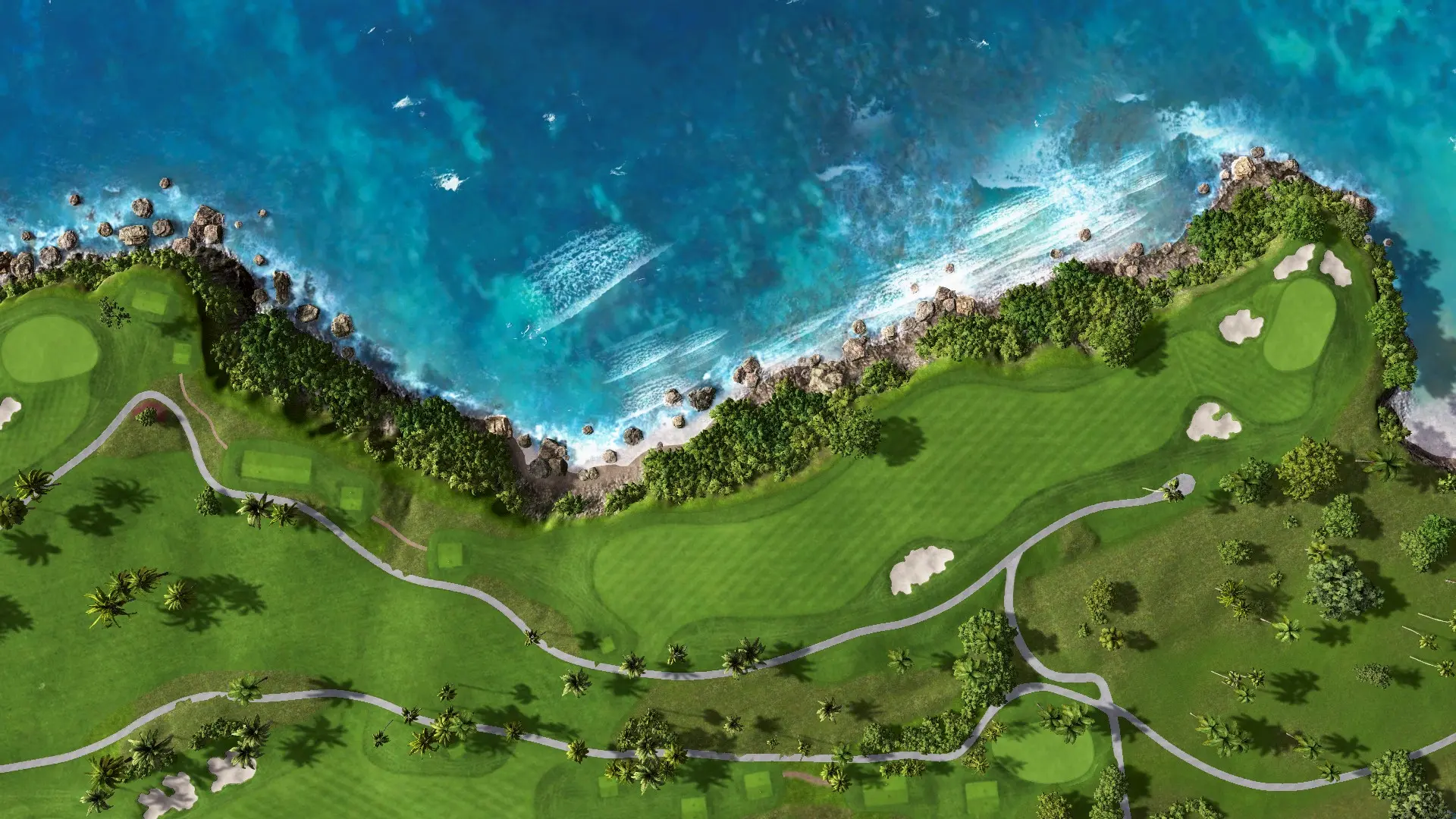 Hole 9 at Playa Grande Golf & Ocean Club