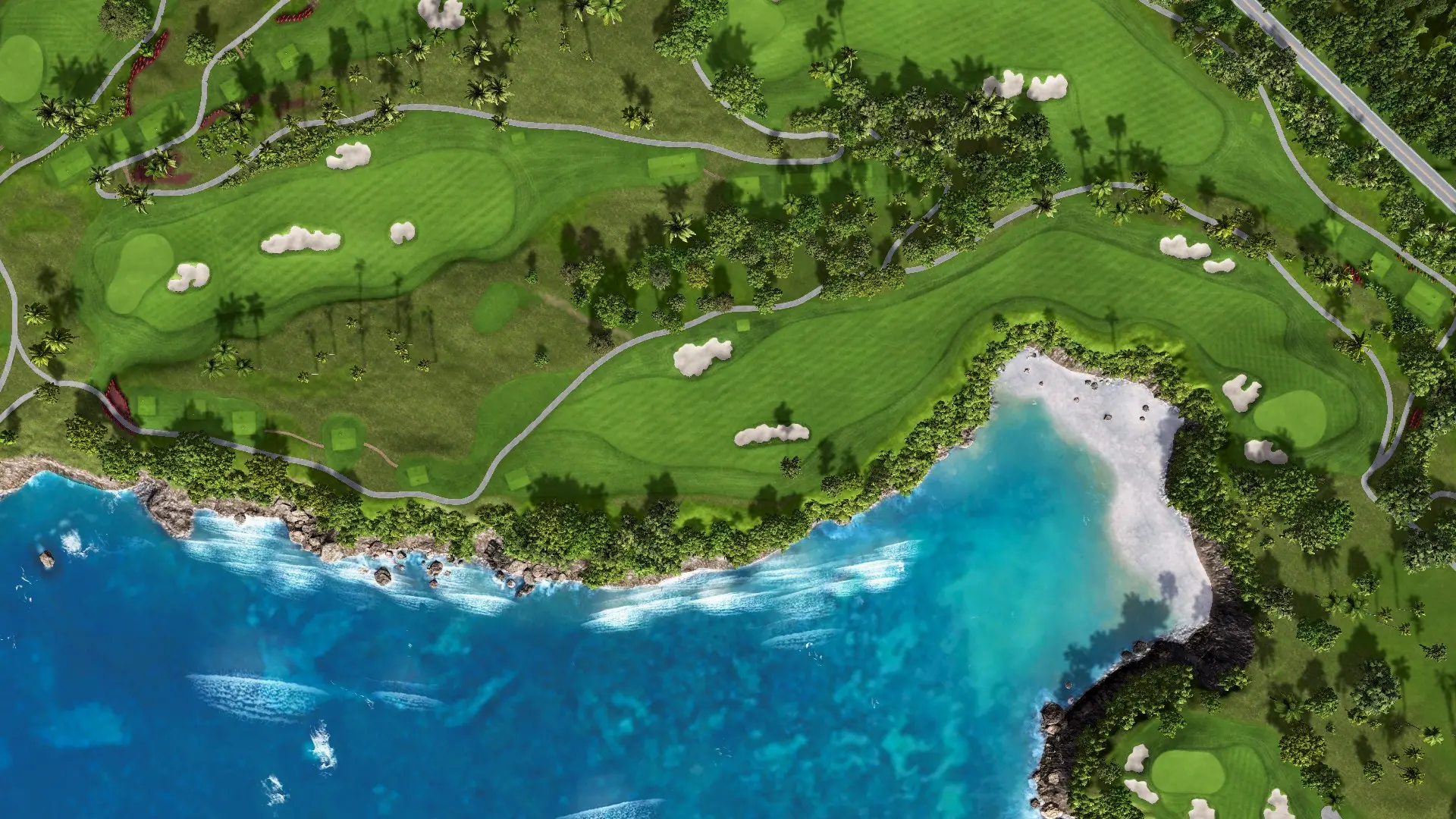 Hole 18 at Playa Grande Golf & Ocean Club