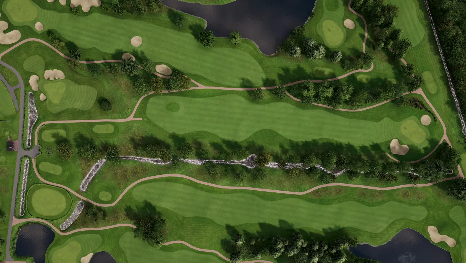 Hole 1 at Princenbosch Golfclub: Course A B