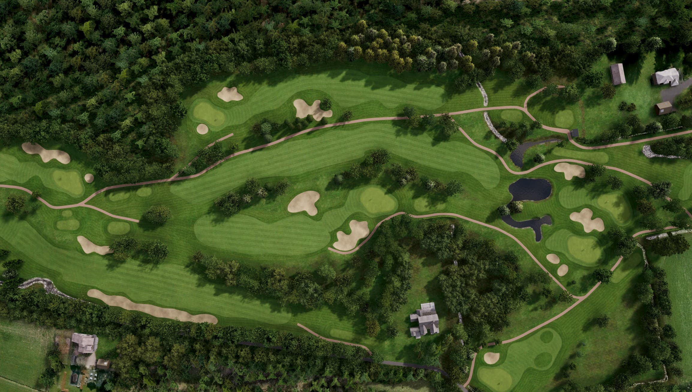 Hole 5 at Princenbosch Golfclub: Course A B