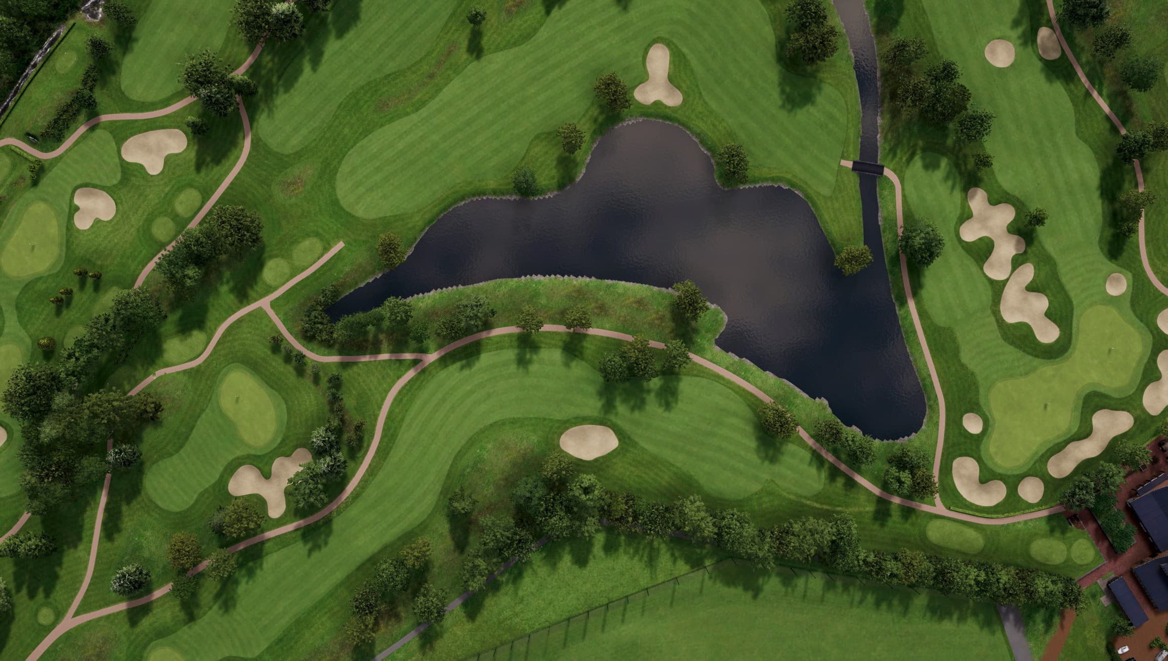 Hole 18 at Princenbosch Golfclub: Course A B
