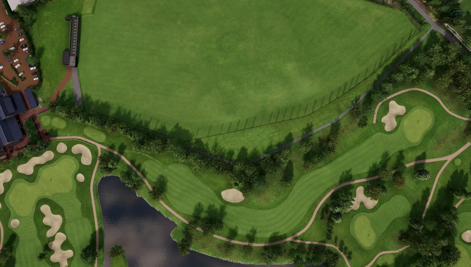 Hole 1 at Princenbosch Golfclub: Course B C