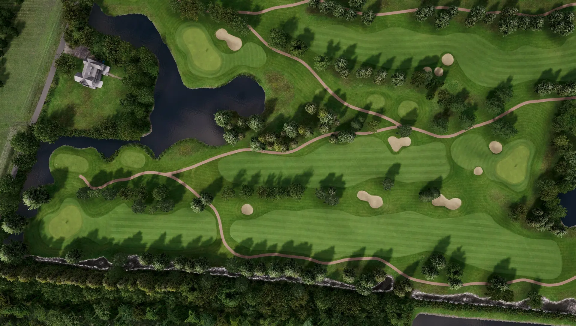 Hole 13 at Princenbosch Golfclub: Course B C