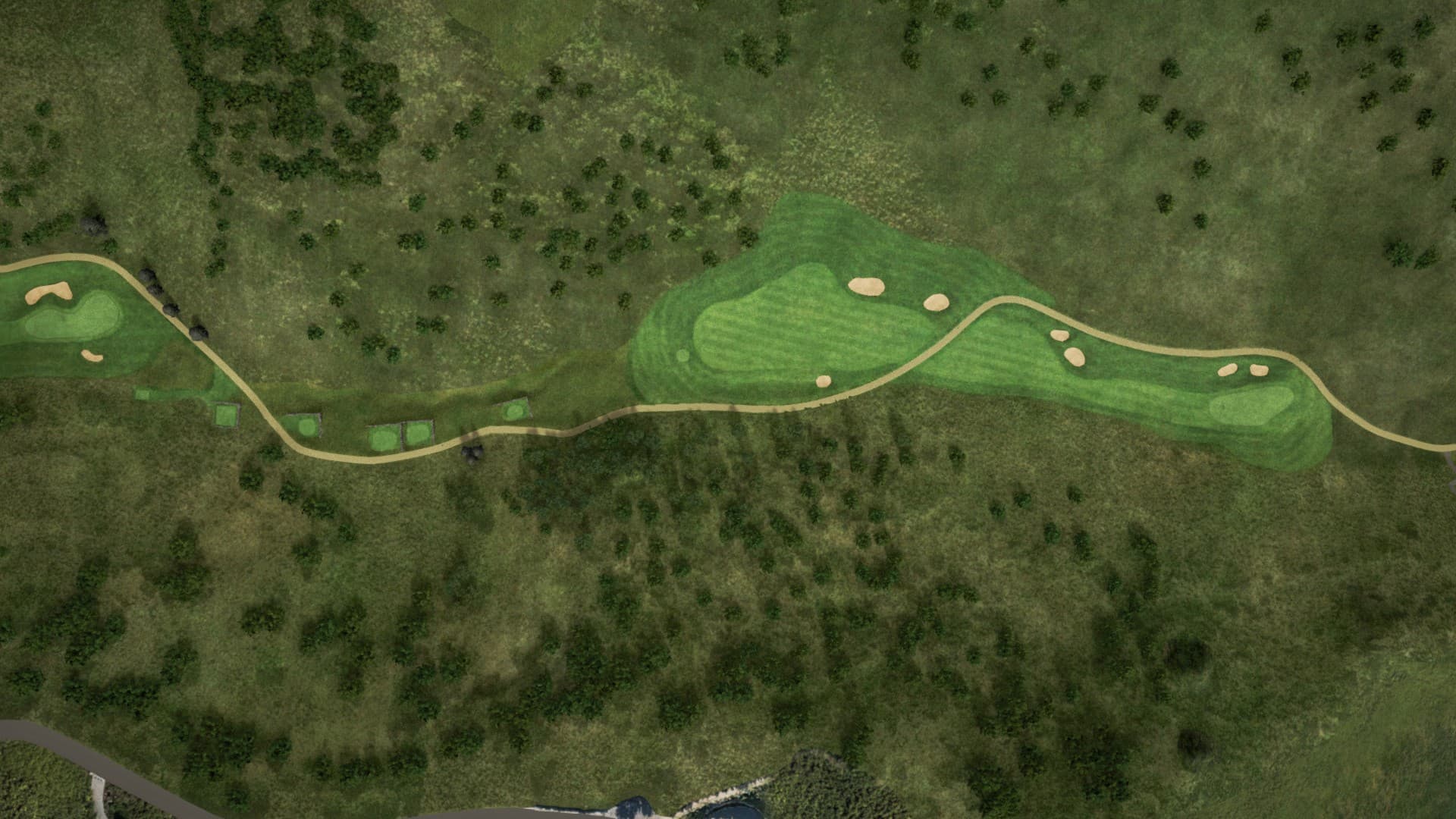 Hole 17 at Promontory - Dye Canyon Course