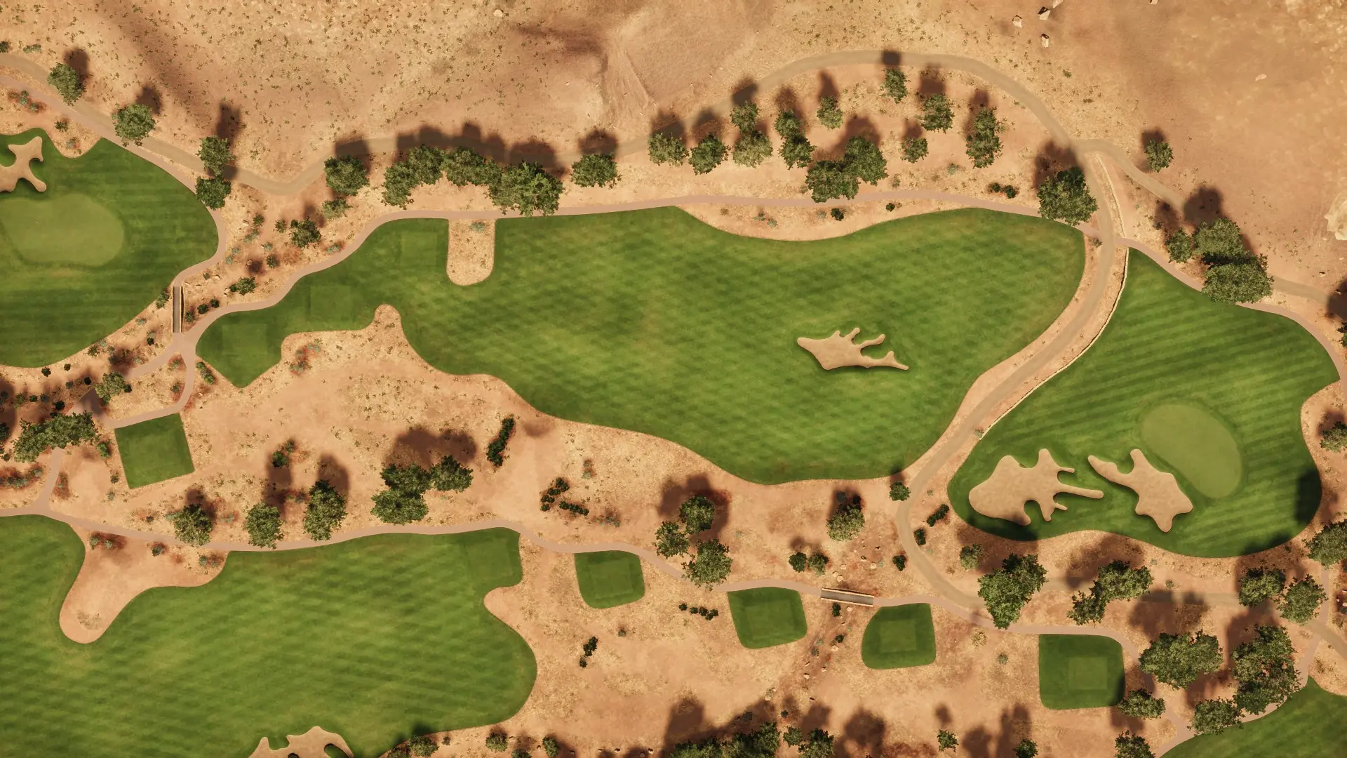 Hole 2 at Qiddiya Faldo
