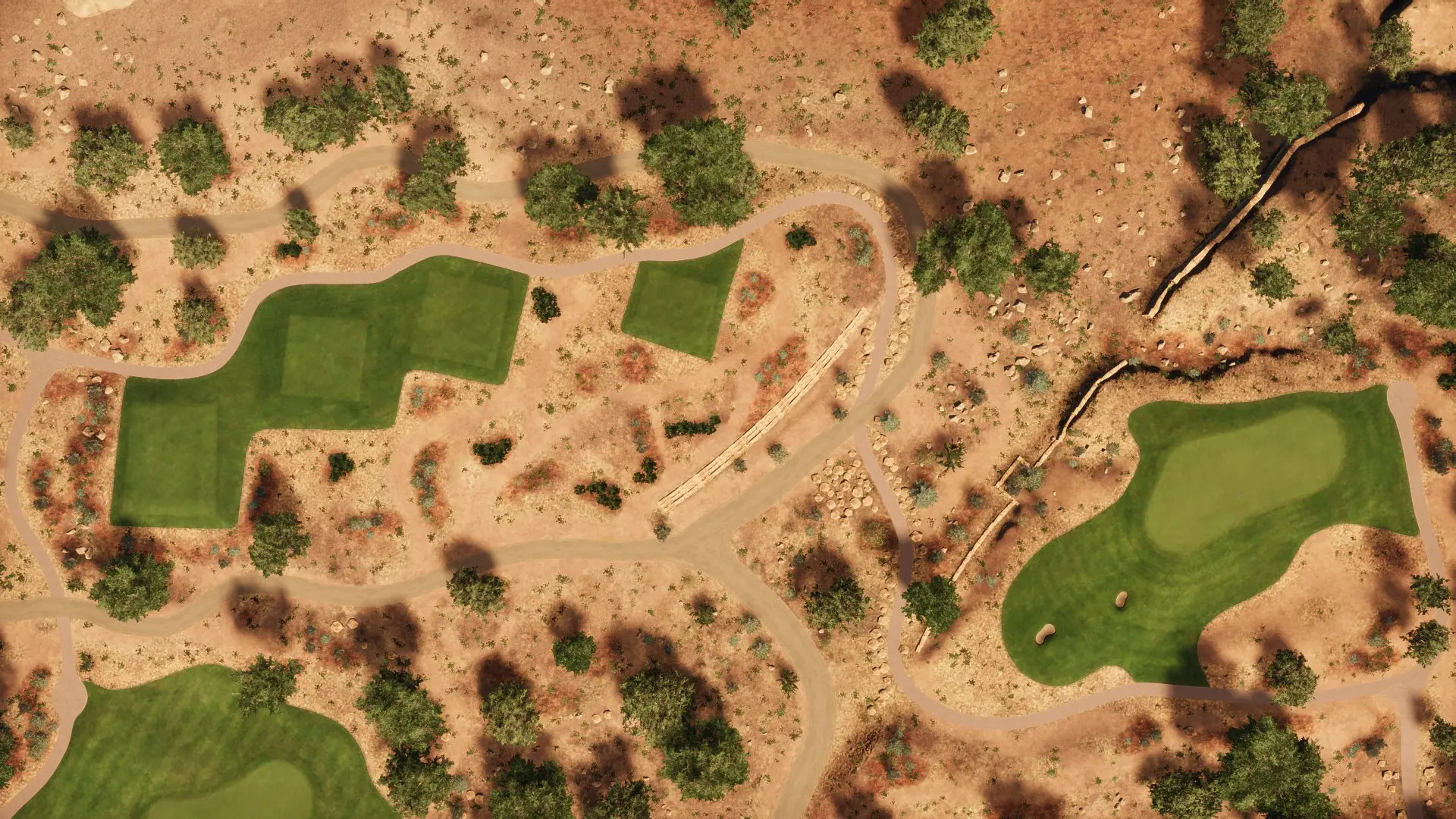 Hole 3 at Qiddiya Faldo