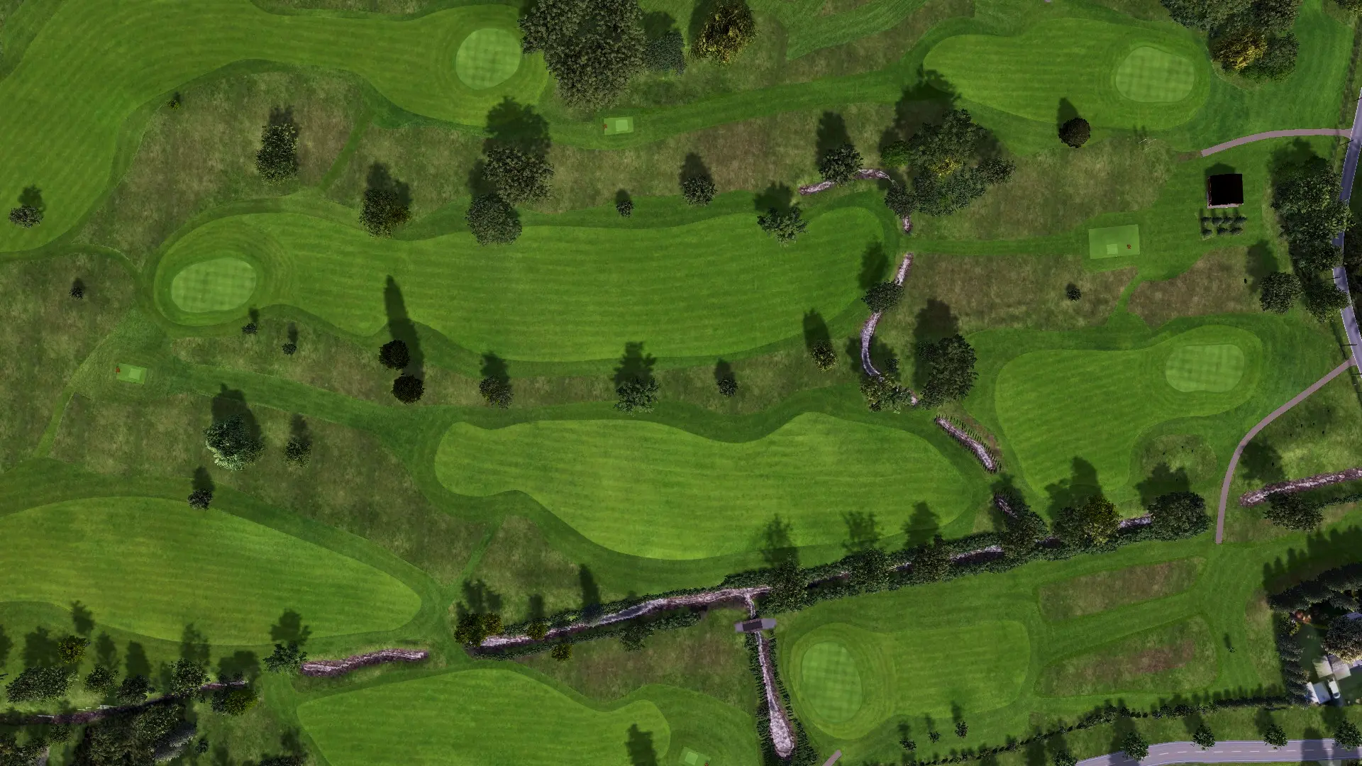 Hole 2 at Golf Lounge Resort – Black Course