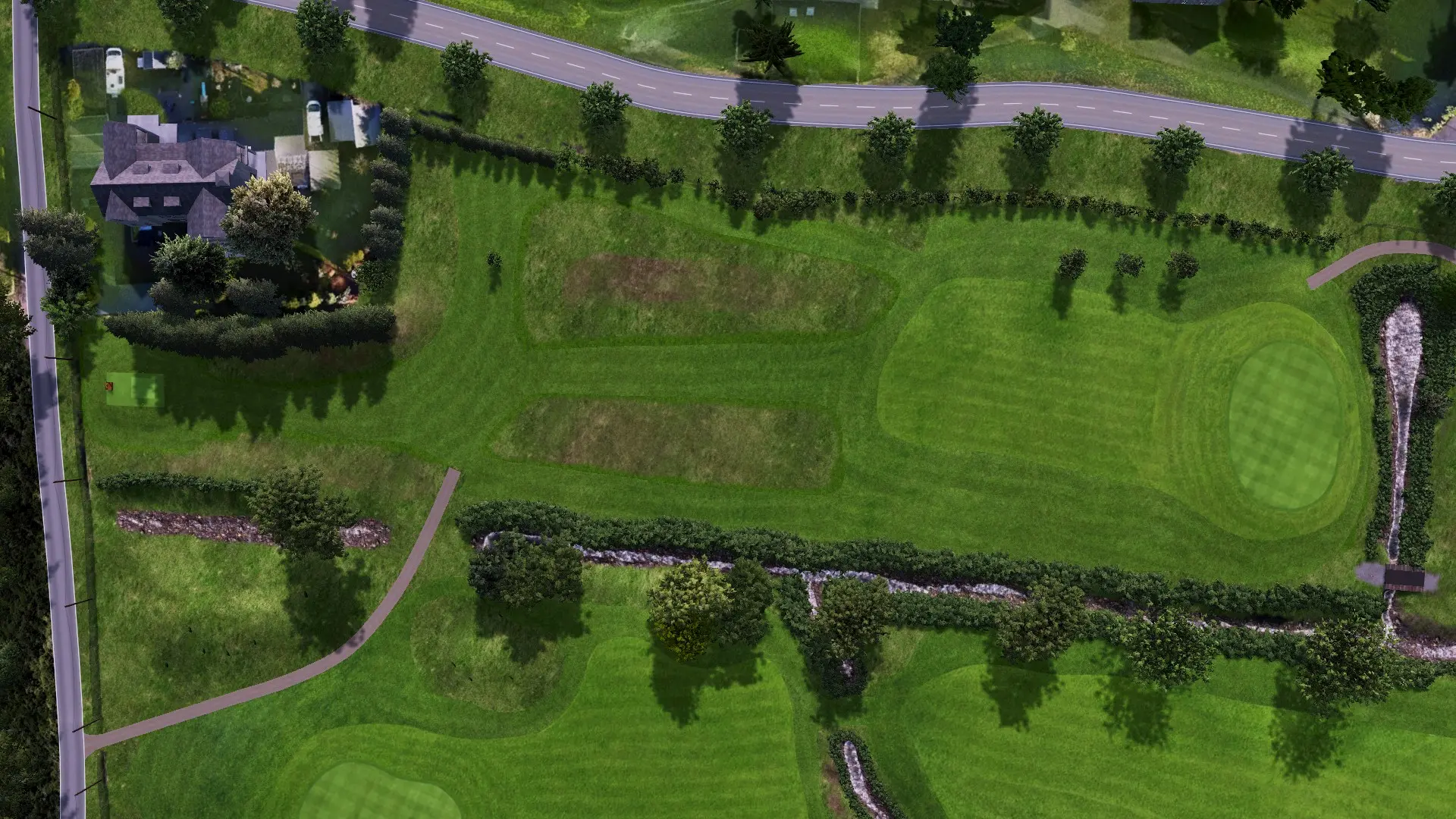 Hole 3 at Golf Lounge Resort – Black Course