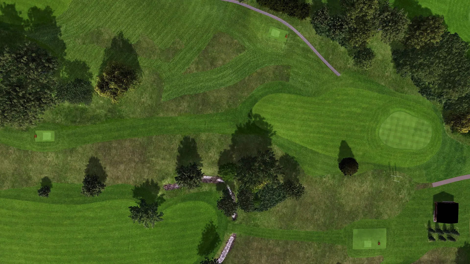Hole 6 at Golf Lounge Resort – Black Course