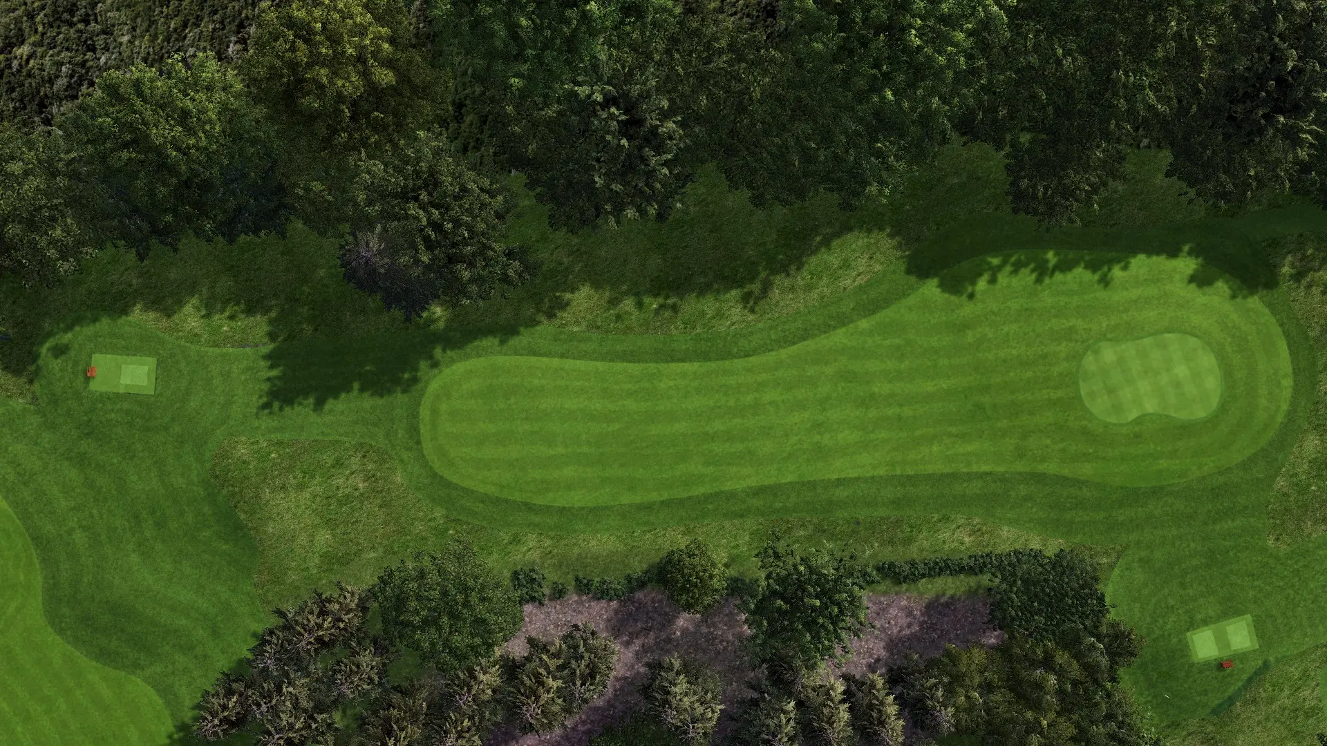 Hole 2 at Golf Lounge Resort – Red Course