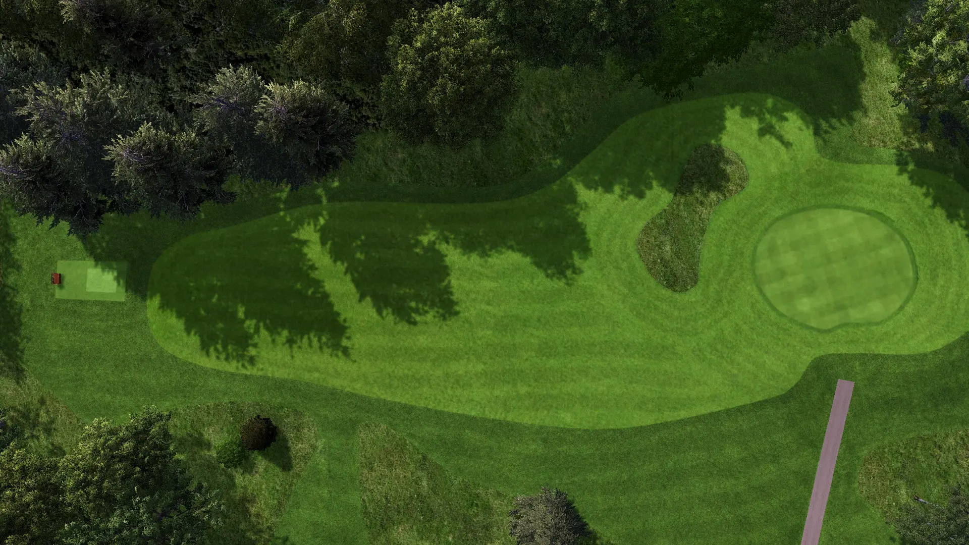 Hole 5 at Golf Lounge Resort – Red Course