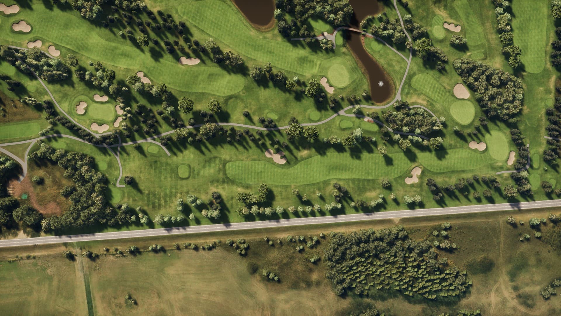 Hole 8 at Riverside Country Club