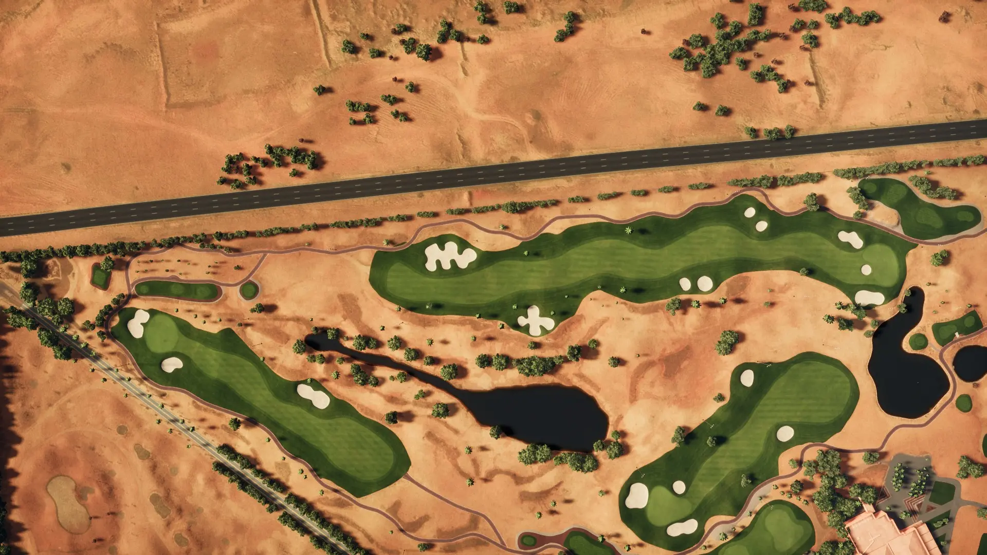 Hole 3 at Riyadh Golf Club - LIV Edition