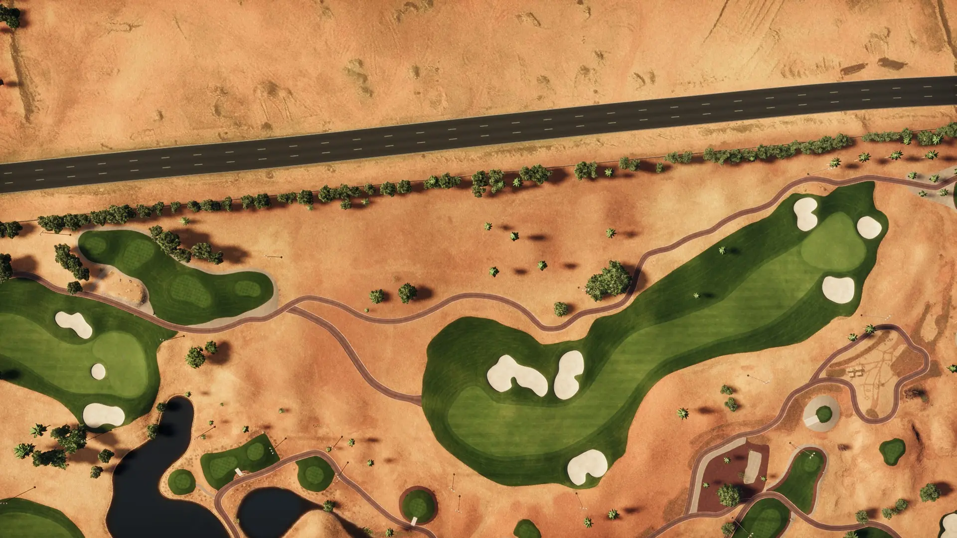 Hole 4 at Riyadh Golf Club - LIV Edition