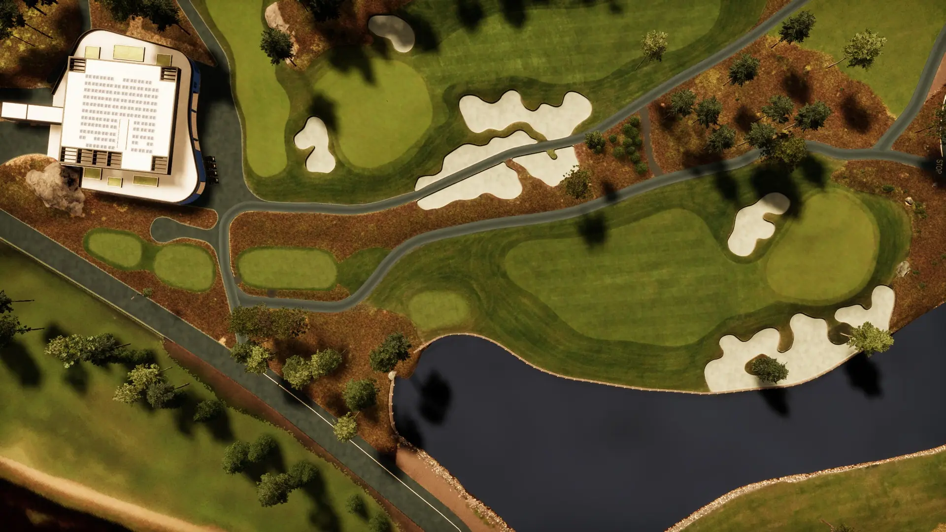 Hole 1 at Rock Golf - View 1