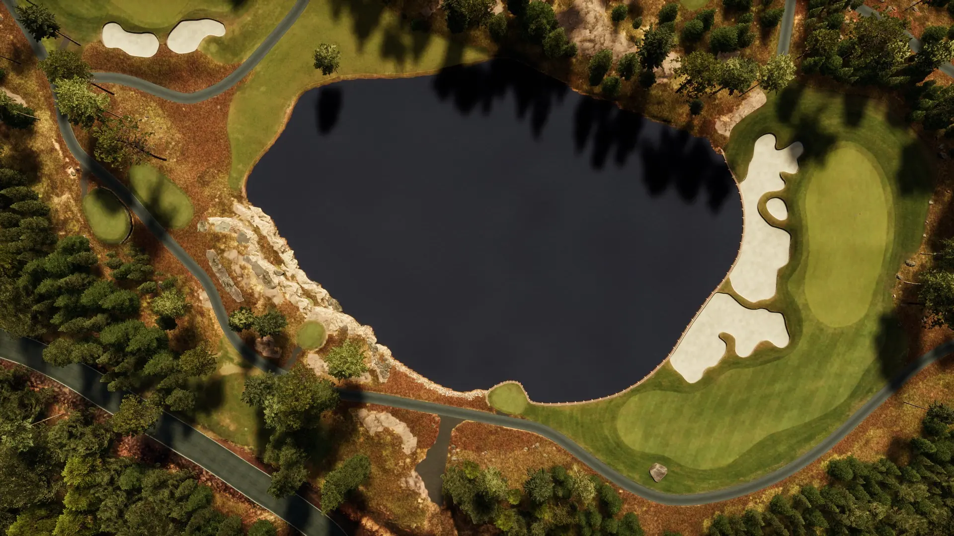 Hole 3 at Rock Golf - View 1