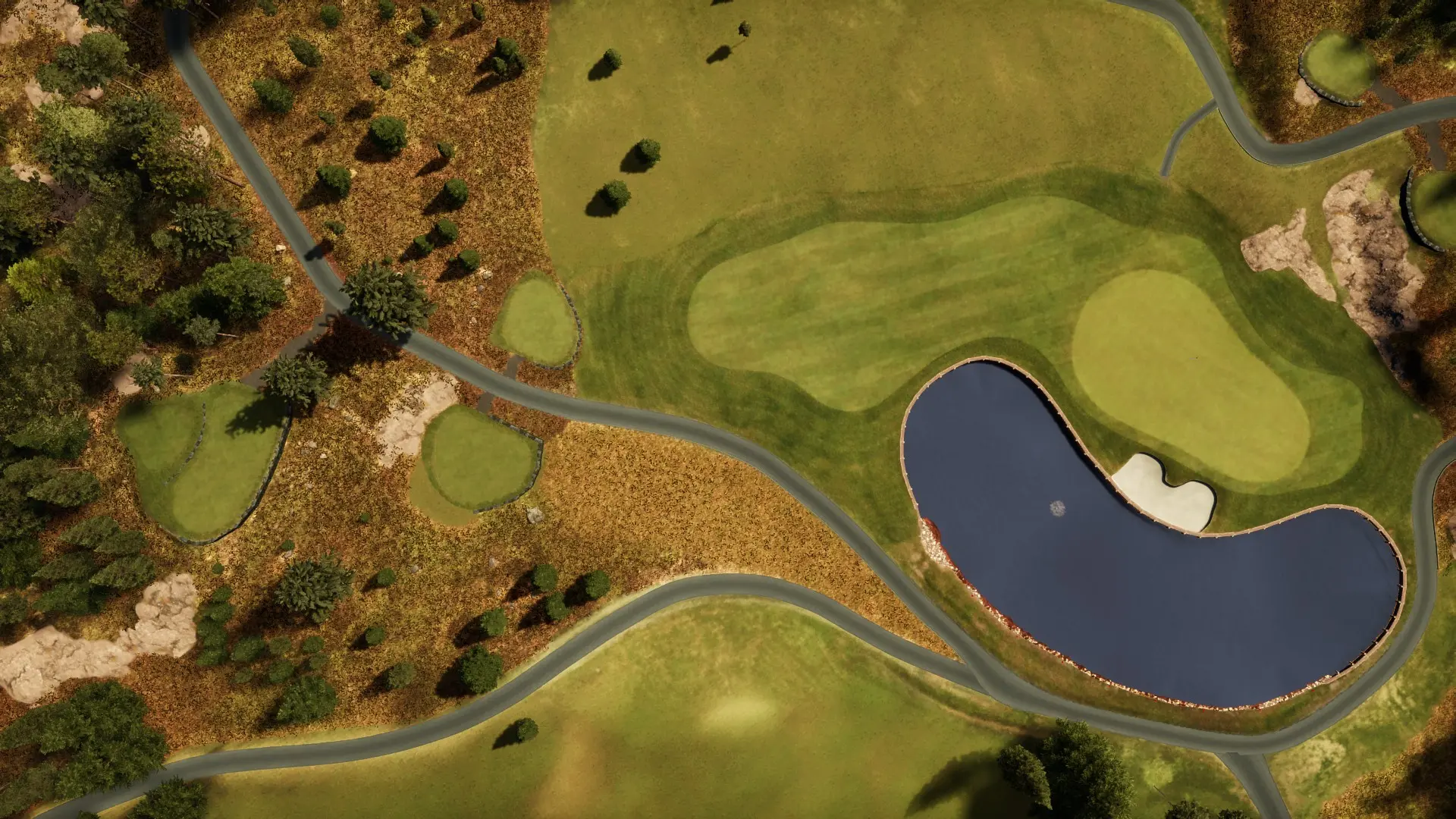 Hole 5 at Rock Golf - View 1
