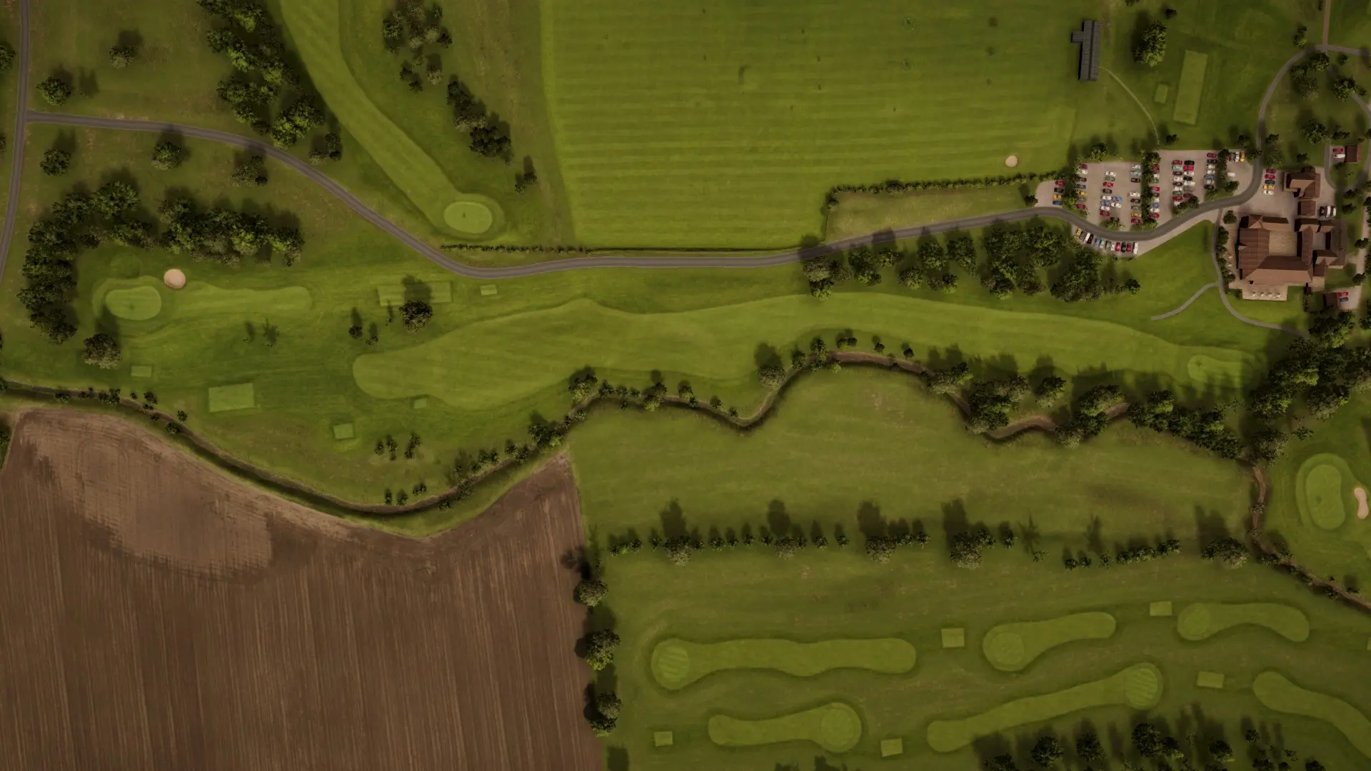 Hole 9 at Romanby Golf and Country Club