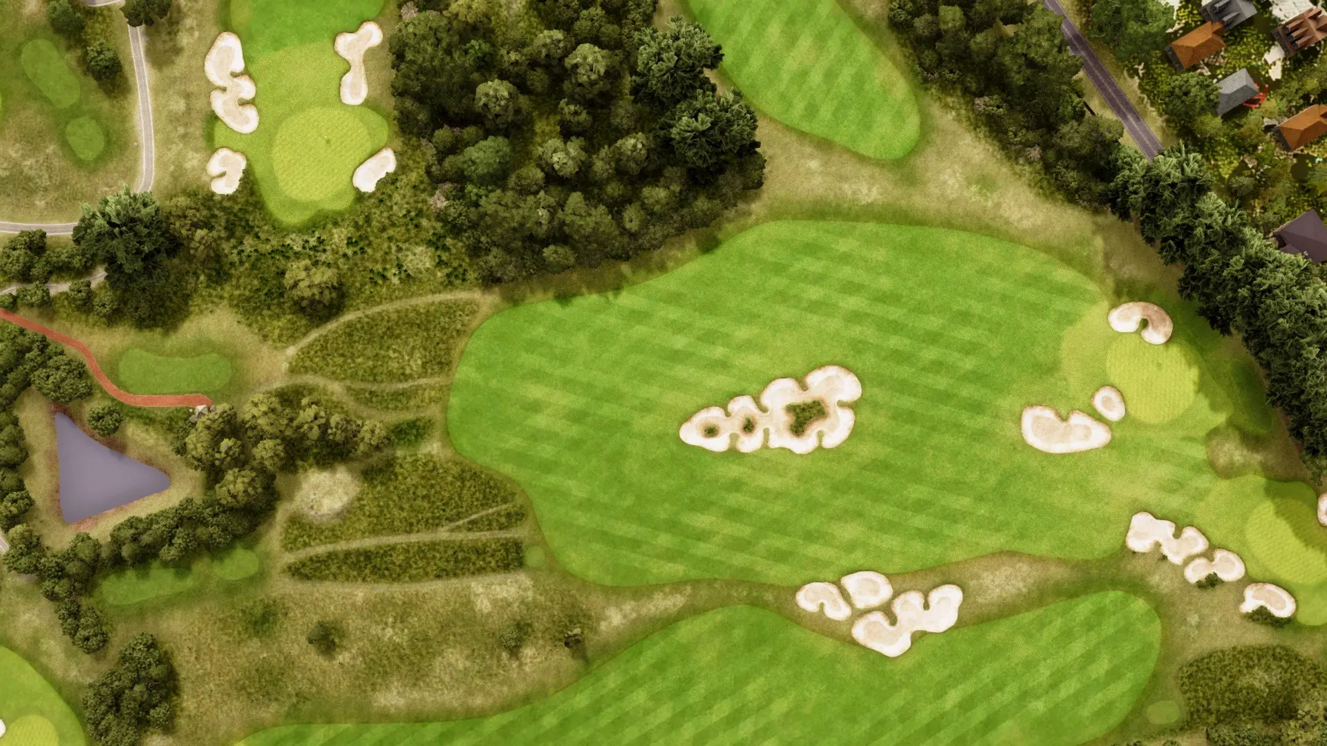 Hole 3 at Royal Melbourne Golf Club Composite Course