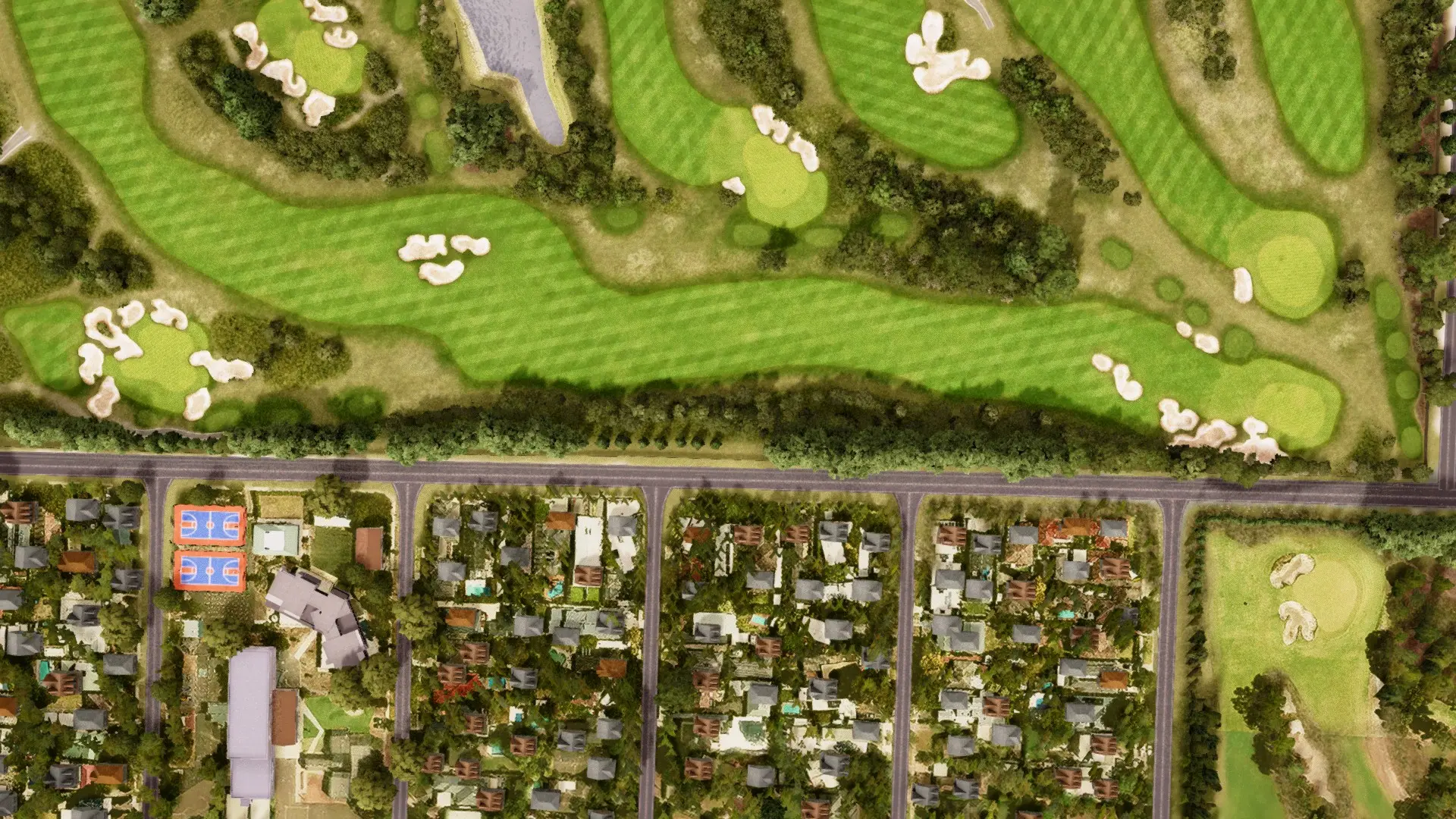 Hole 17 at Royal Melbourne Golf Club Composite Course