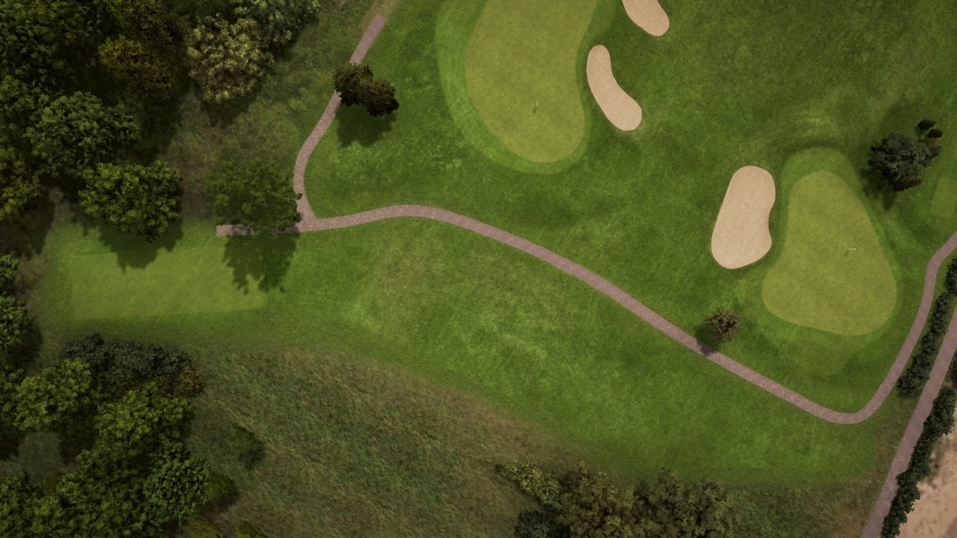 Hole 2 at Rya Golfclub – Seaside Course
