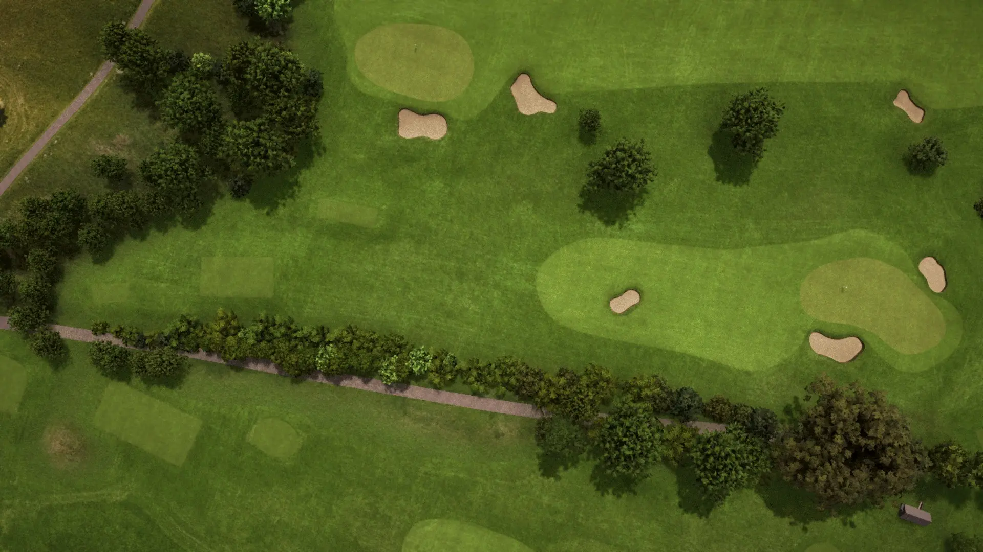 Hole 14 at Rya Golfclub – Seaside Course