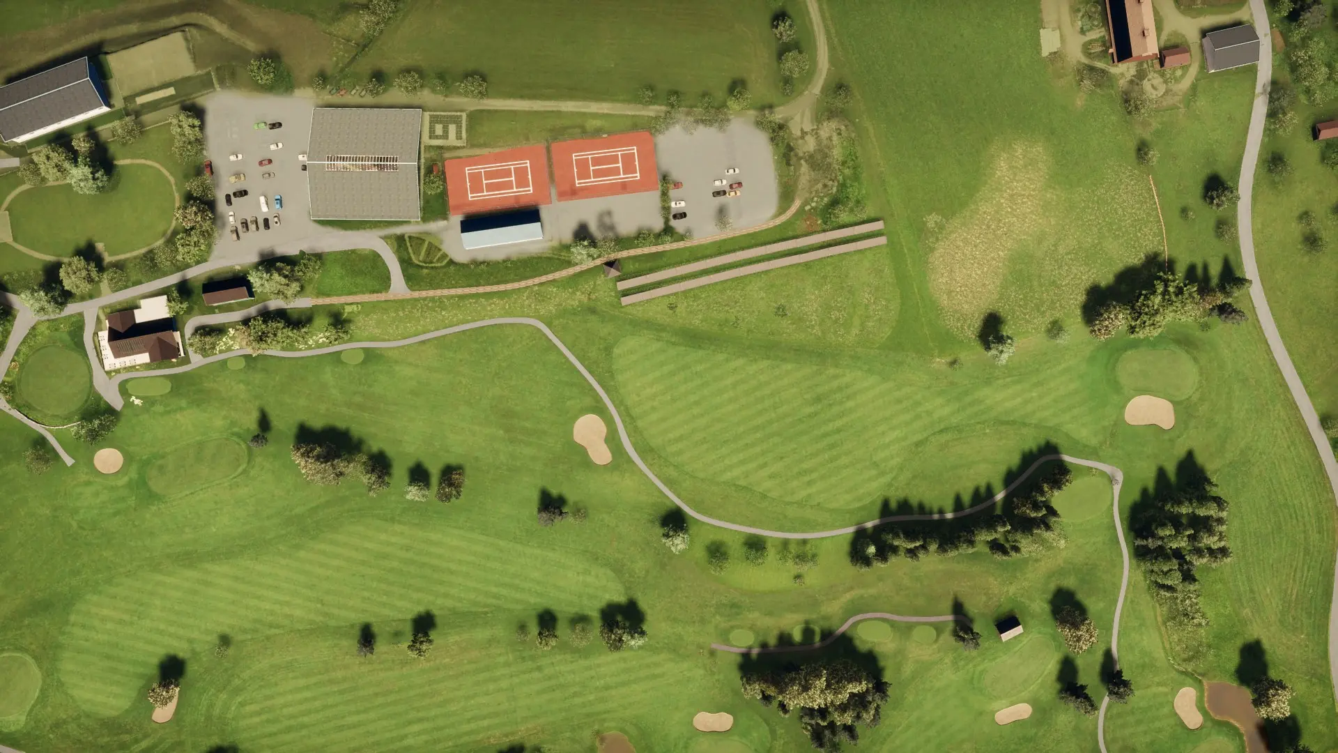 Hole 1 at Schloss Pichlarn